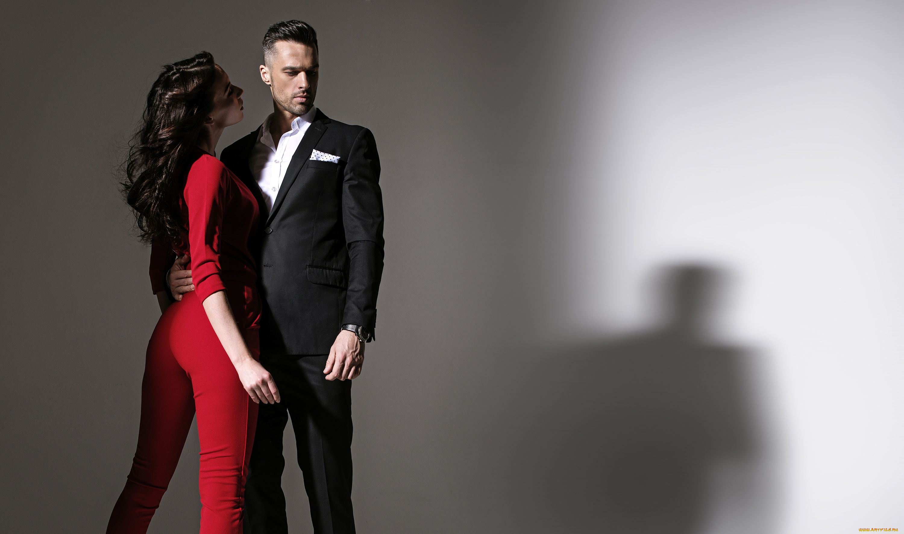 разное, мужчина, женщина, брюнетка, освещение, фигура, макияж, тень, пара, прическа