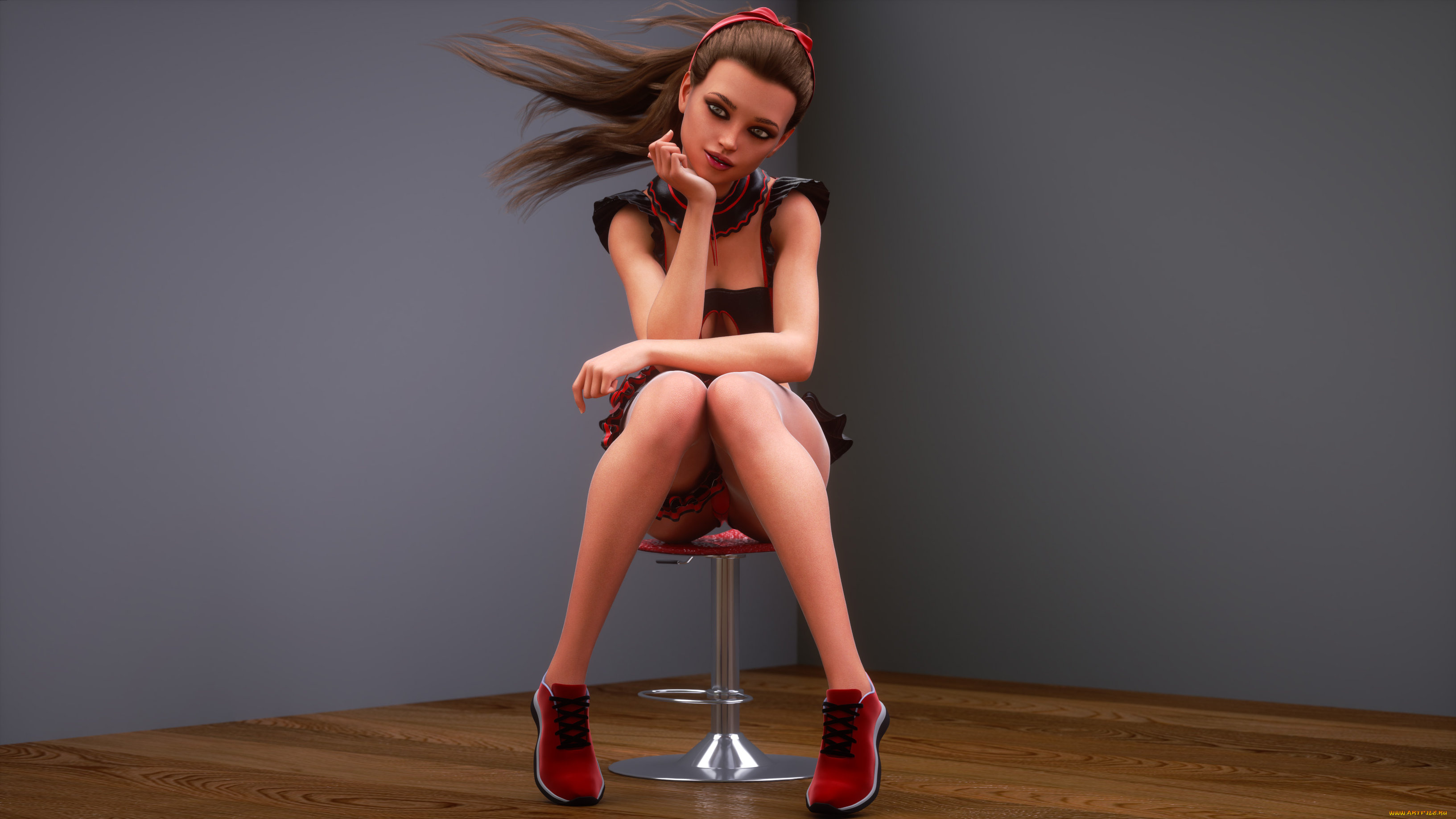 3д, графика, люди, , people, фон, взгляд, девушка