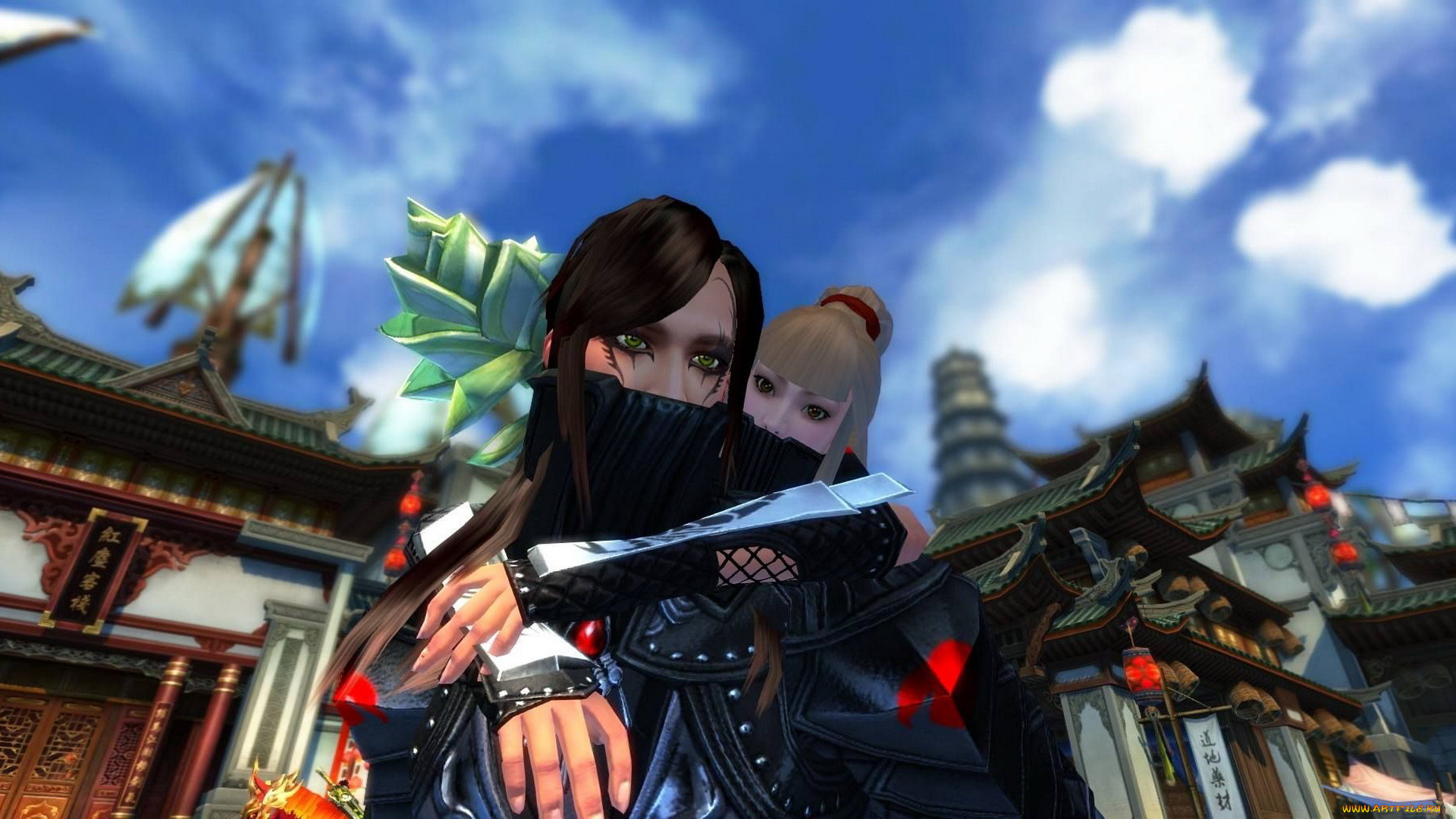 видео, игры, swordsman, персонажи, здания