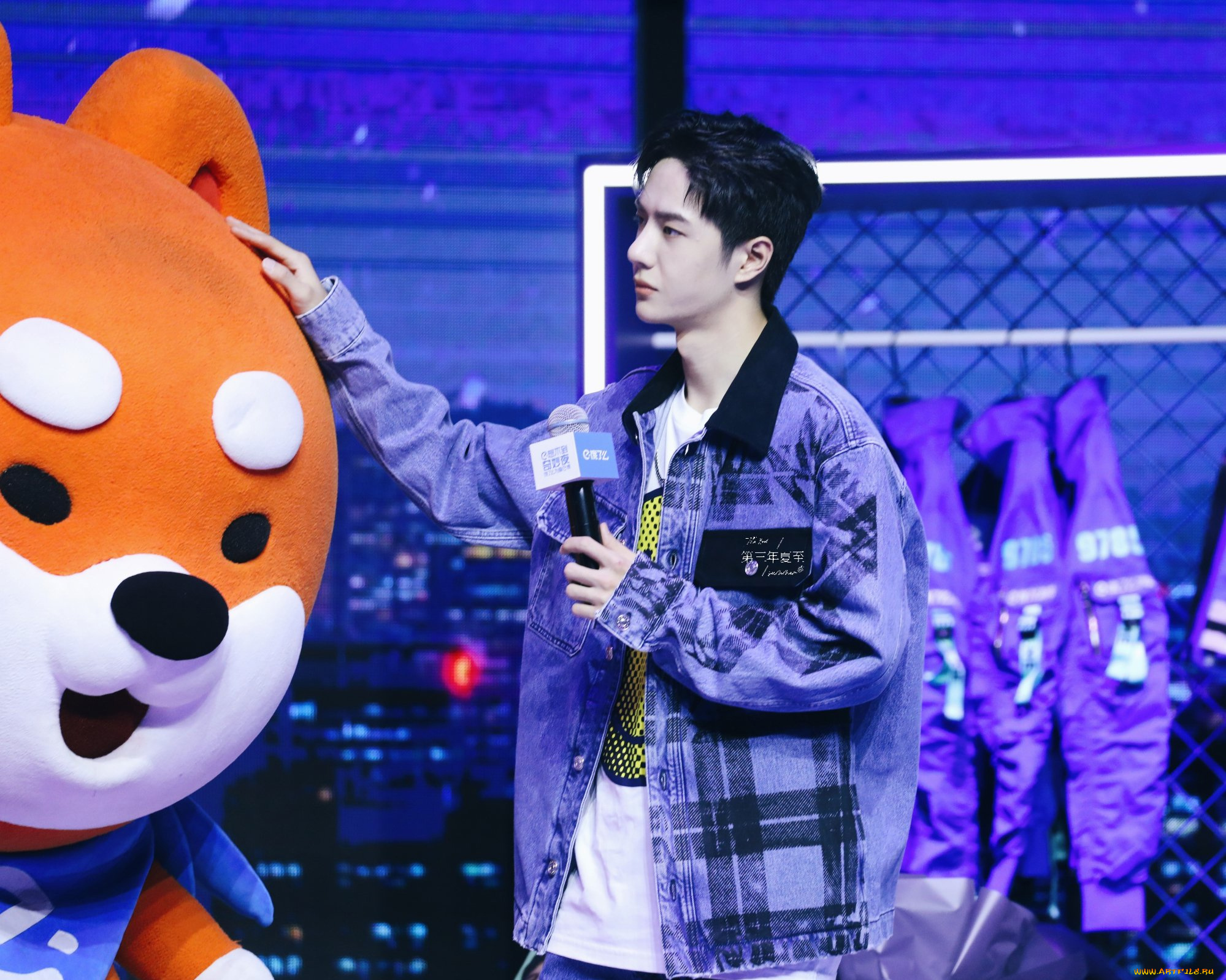 мужчины, wang, yi, bo, ван, ибо, микрофон, куртка, кукла