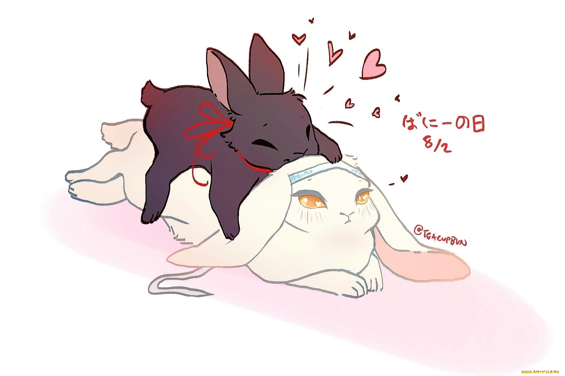 аниме, mo, dao, zu, shi, кролики