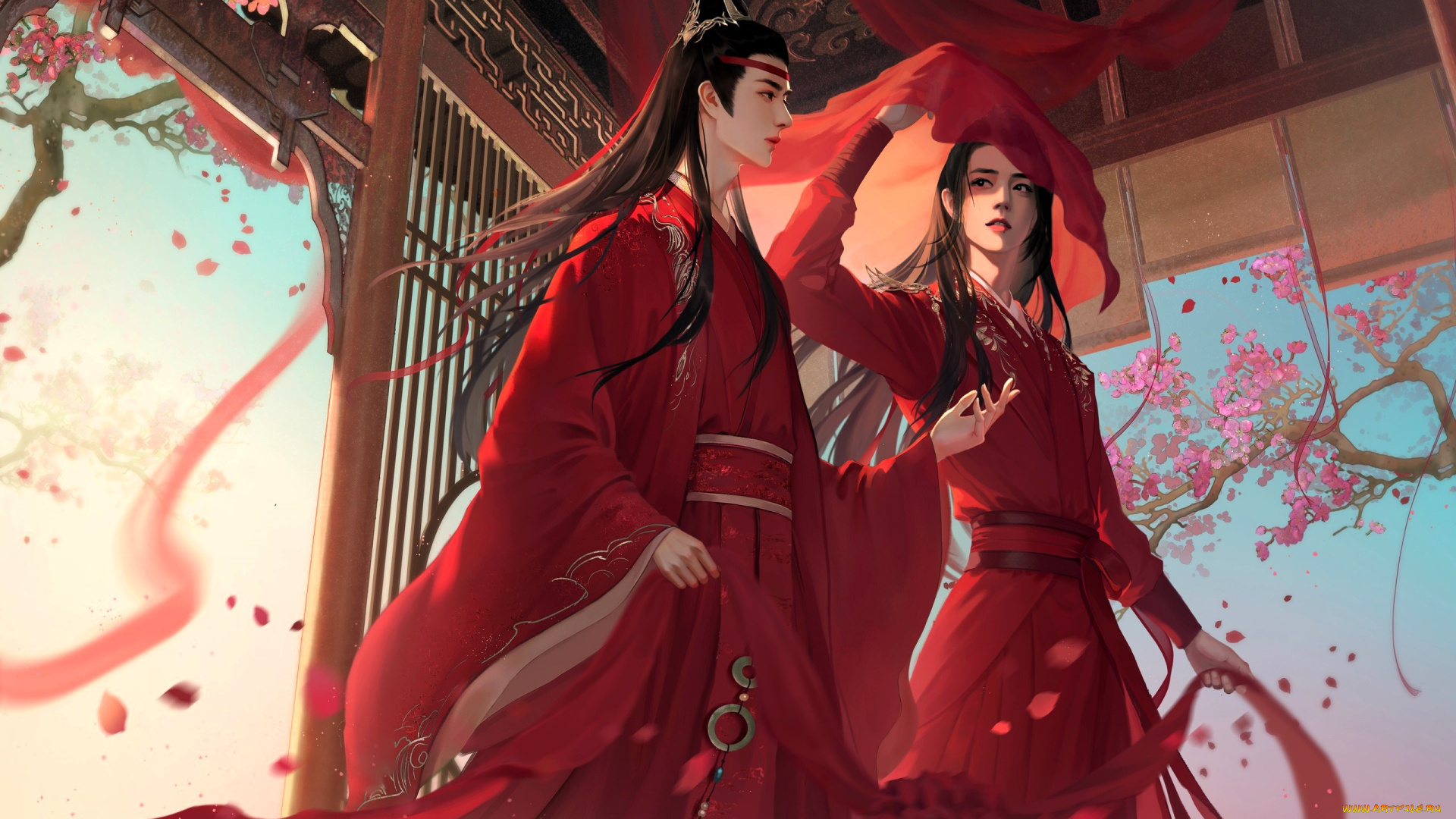 аниме, mo, dao, zu, shi, лань, ванцзи, сяо, чжань