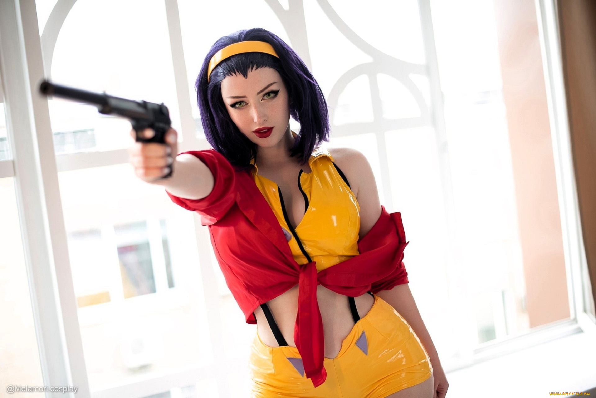 девушки, мария, давыдова, , lady, melamory, образ, косплей, костюм, наряд, пистолет