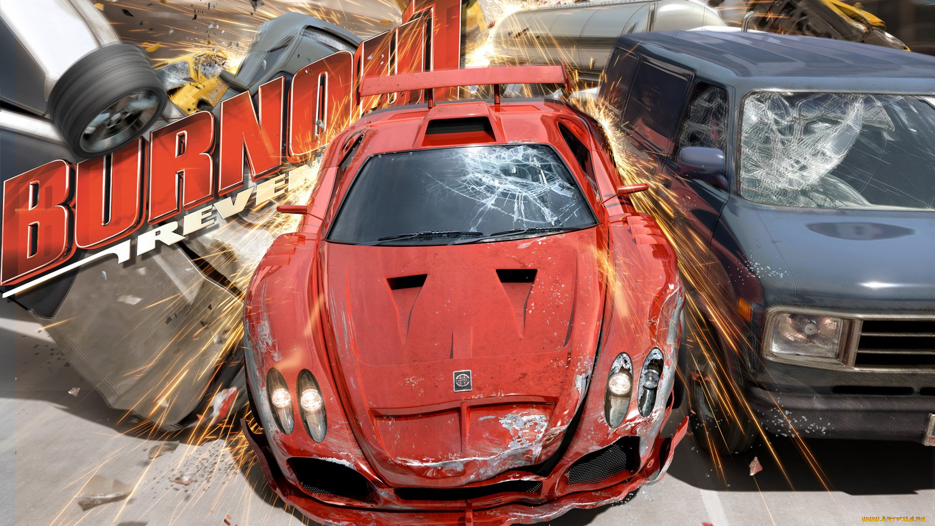 видео, игры, burnout, revenge