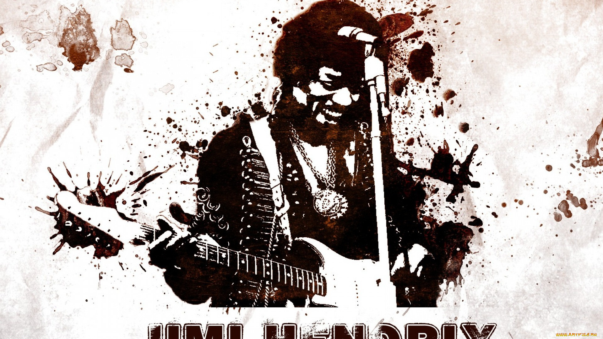 jimi, hendrix, рисованные, люди