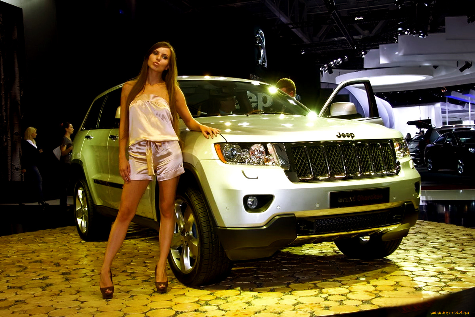 автомобили, авто, девушками