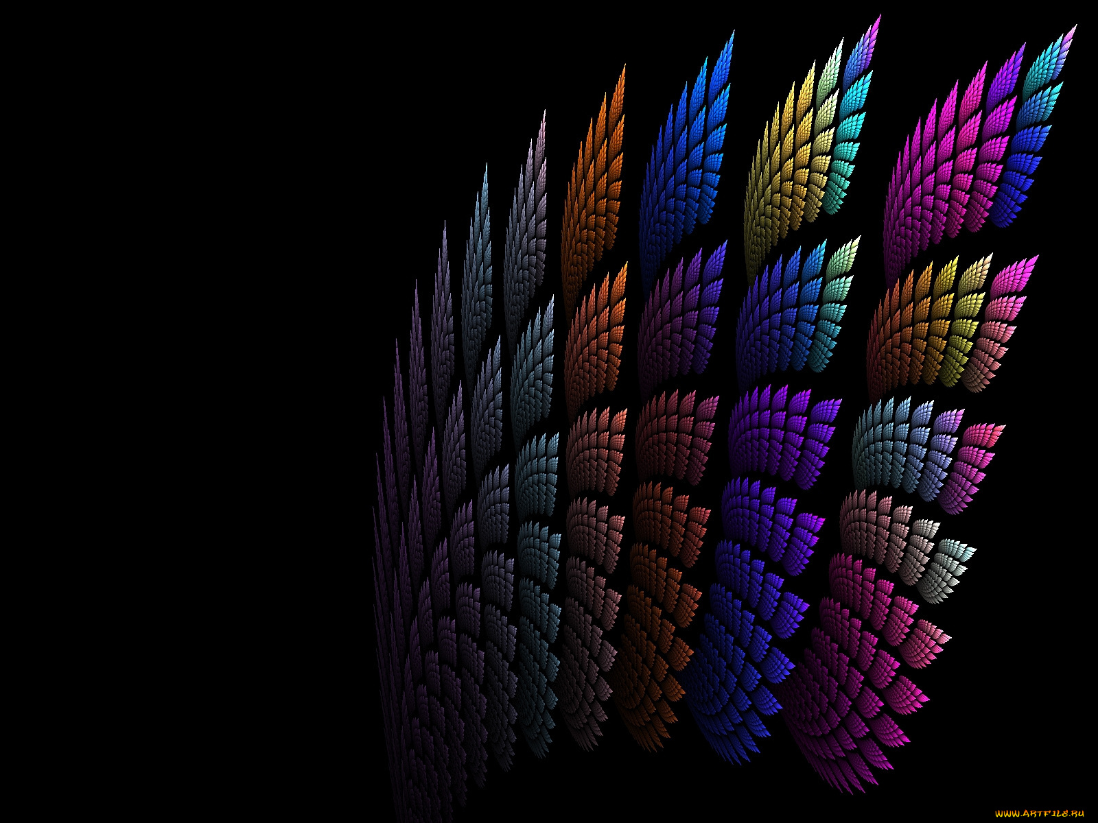 3д, графика, fractal, фракталы, фон, рисунок, узор