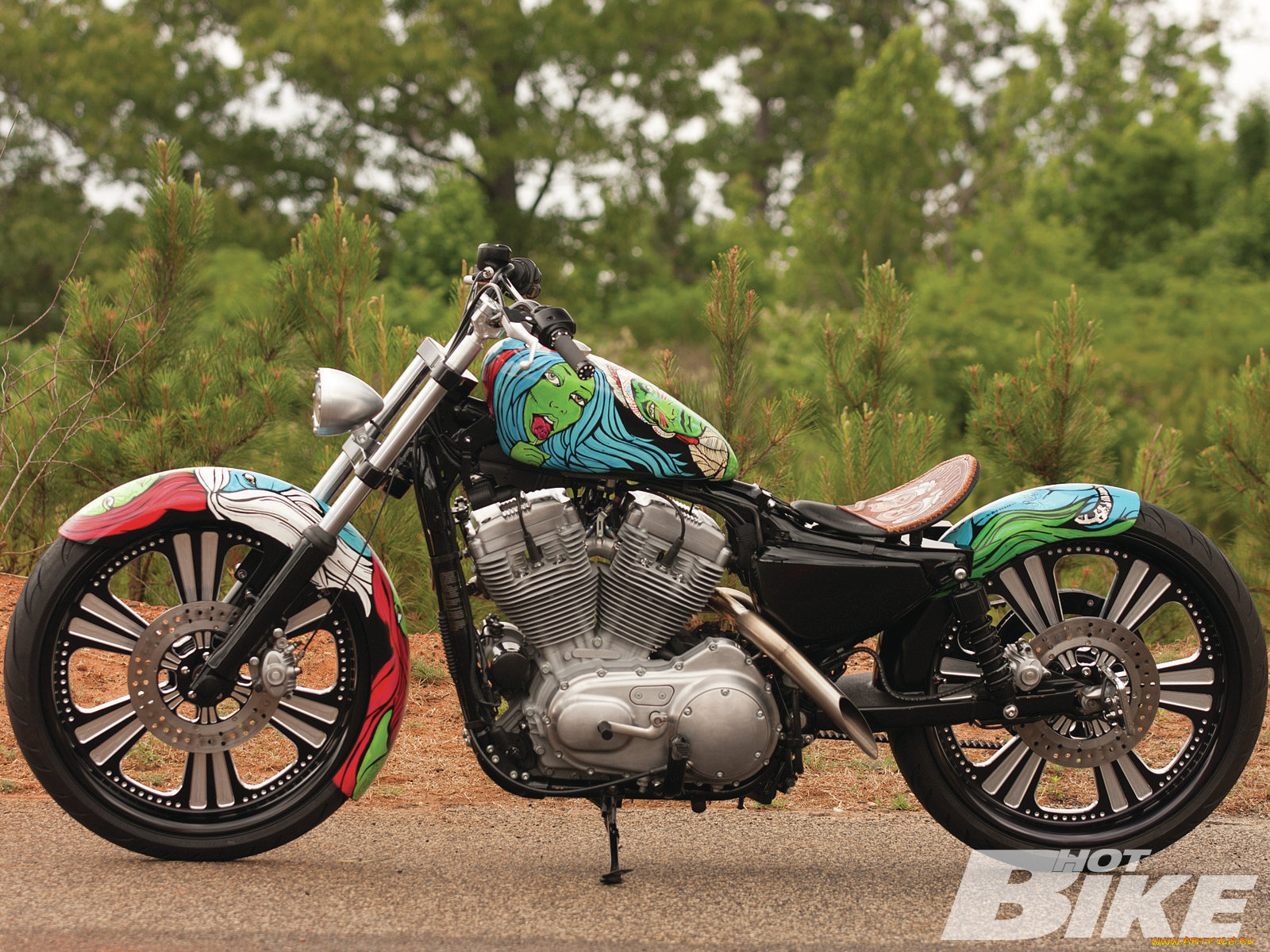 мотоциклы, customs, side