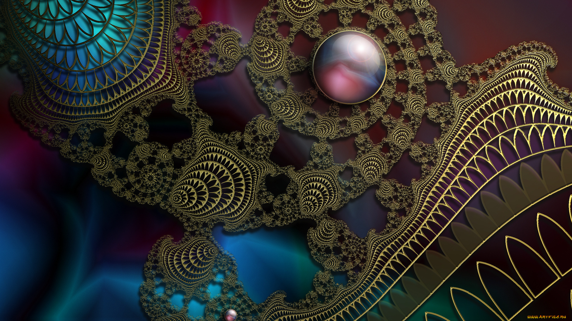 3д, графика, fractal, фракталы, фон, рисунок, узор