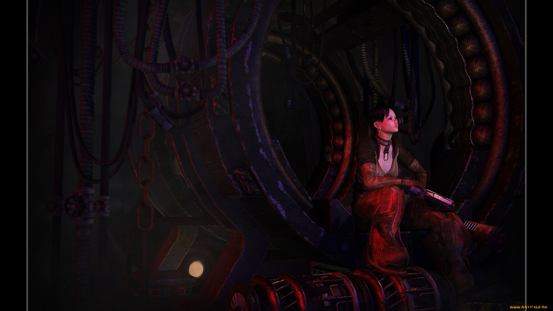 3д, графика, people, люди, деушка