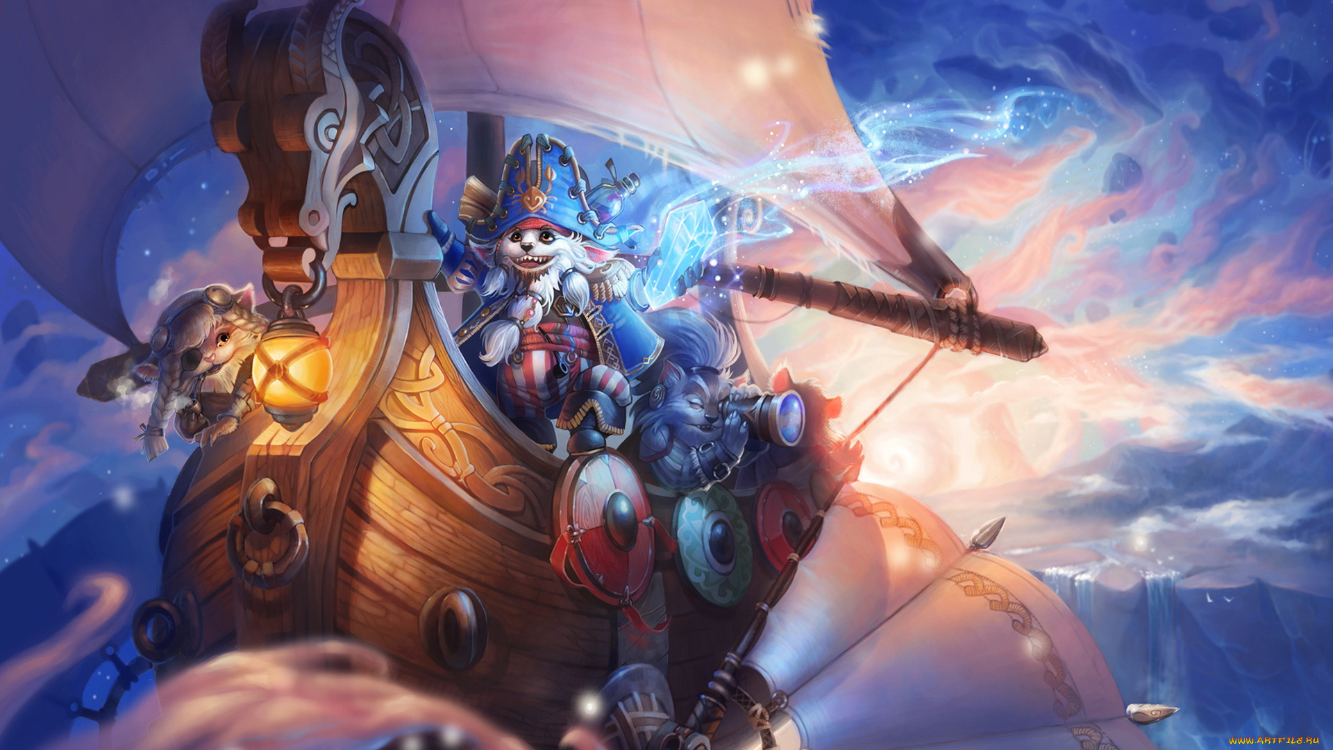 allods, online, видео, игры, существа, летучий, корабль