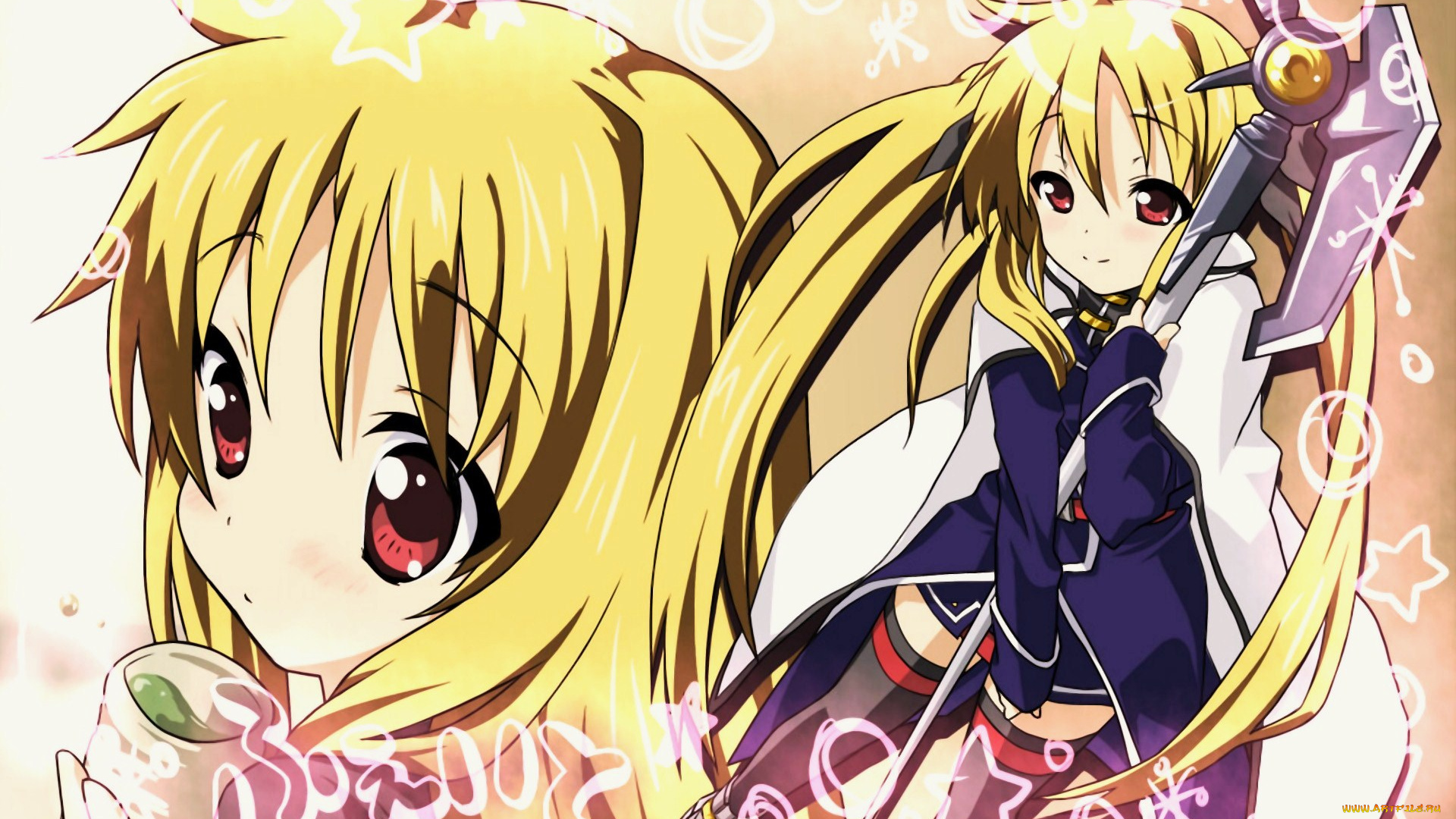 аниме, mahou, shoujo, lyrical, nanoha