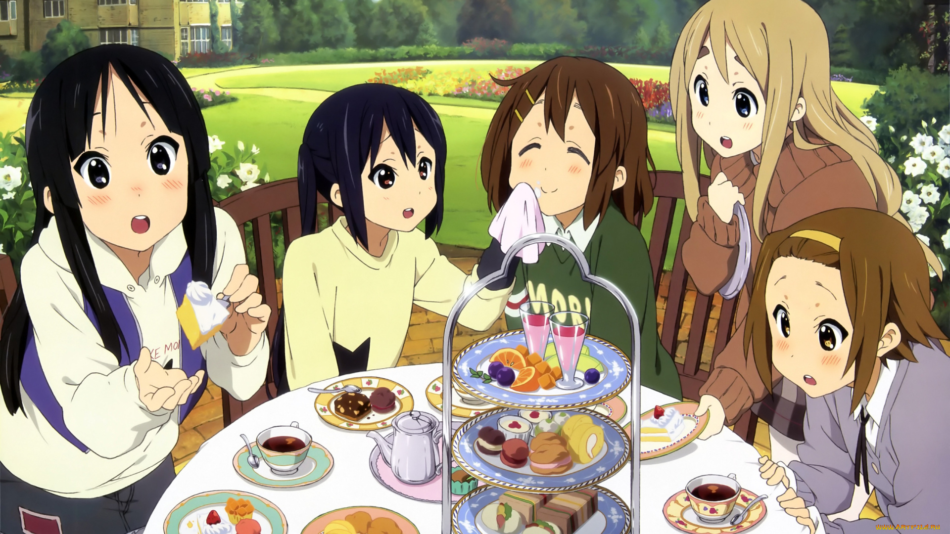 аниме, on, k-on