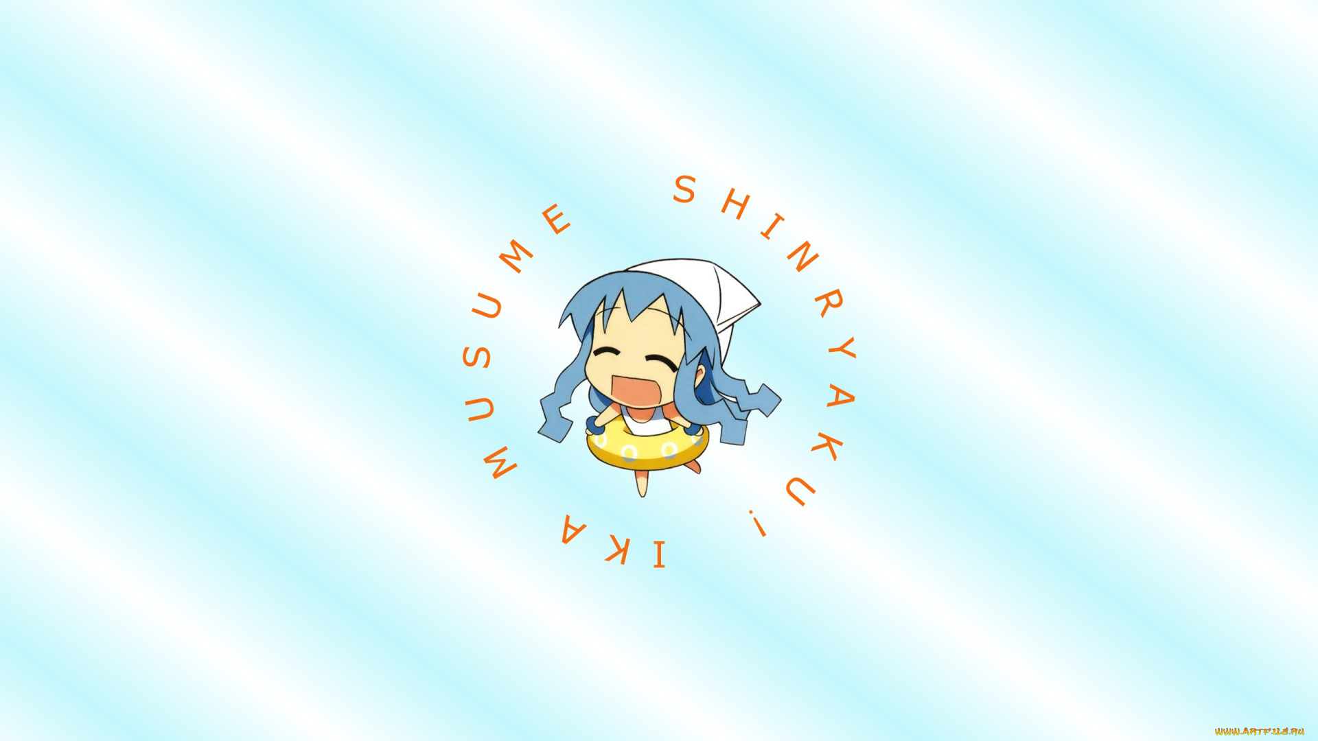 аниме, shinryaku, ika, musume, девушка