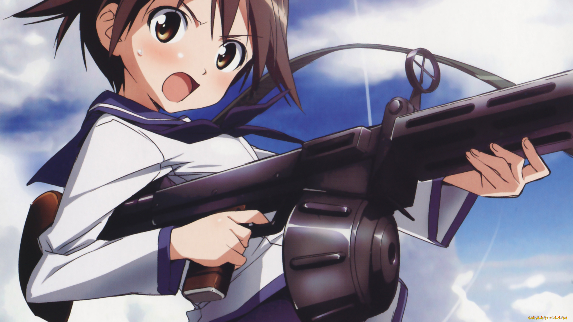 аниме, strike, witches