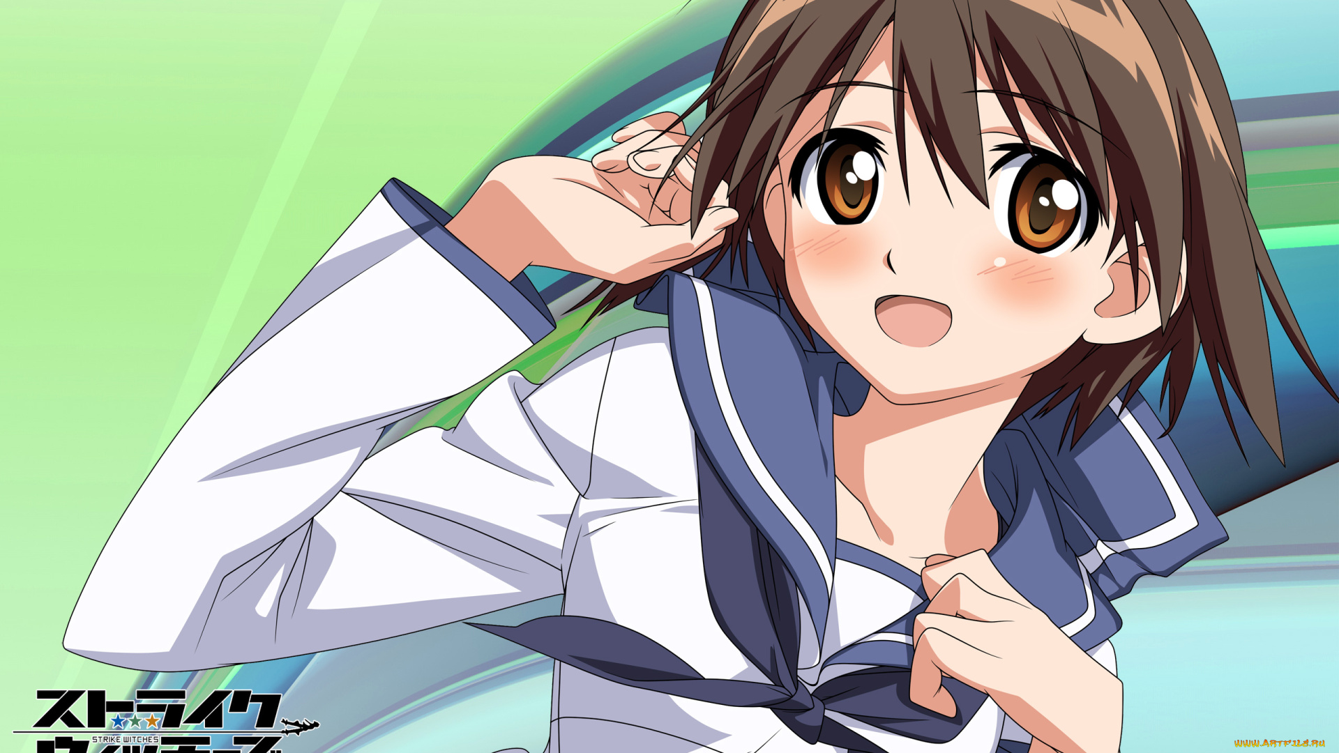 аниме, strike, witches