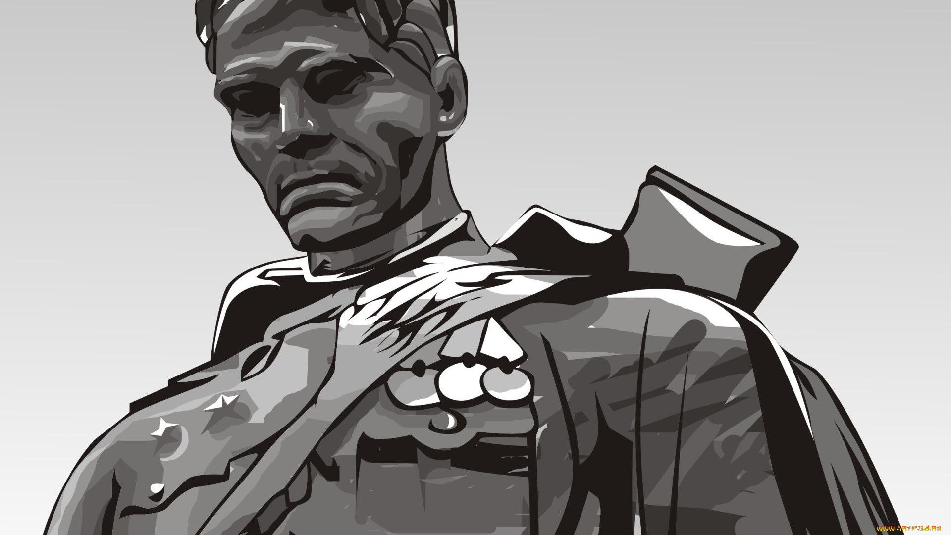 рисованные, армия, солдат