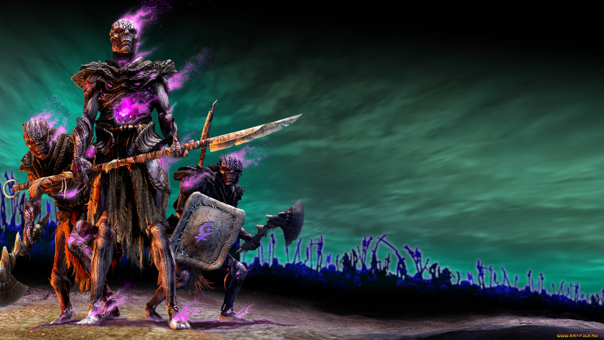 titan, quest, immortal, throne, видео, игры, нежить