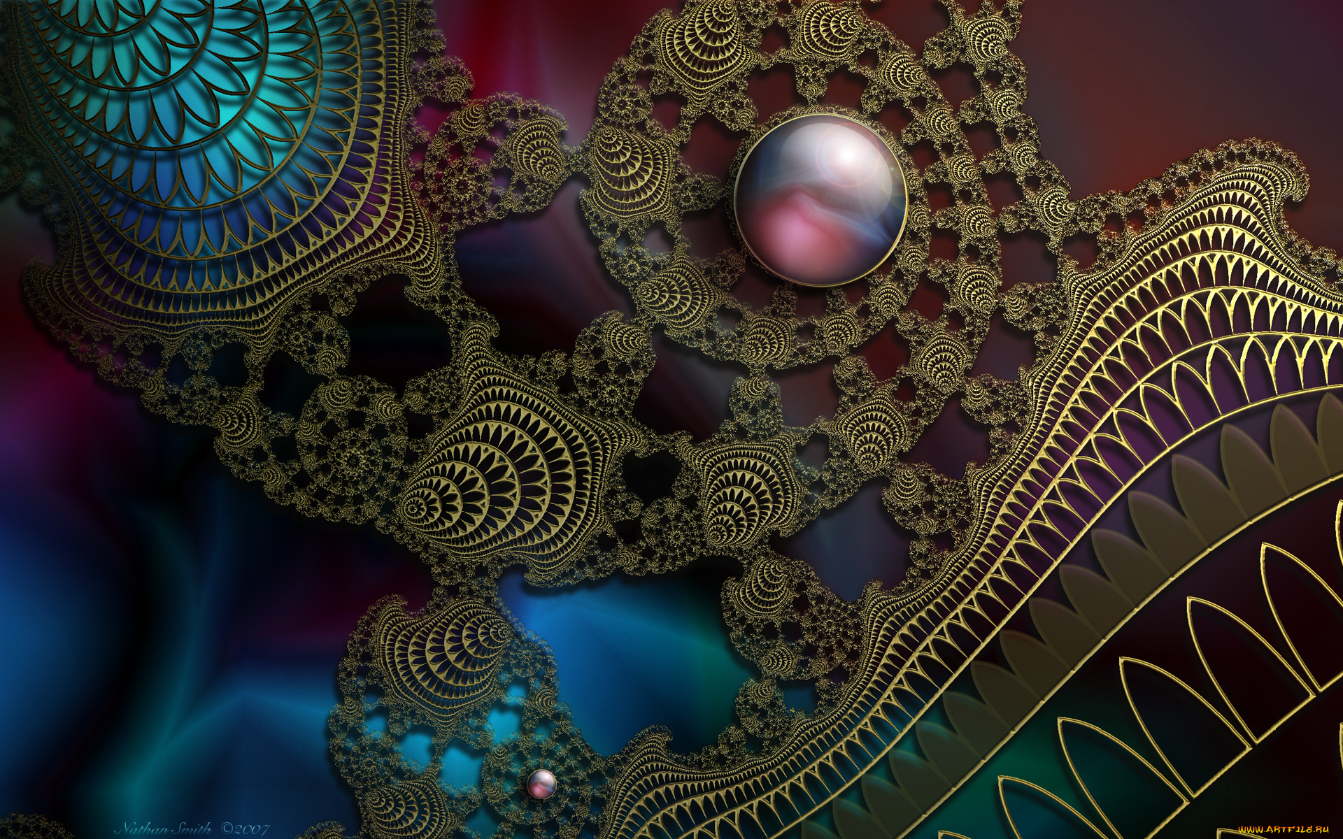 3д, графика, fractal, фракталы, фон, рисунок, узор