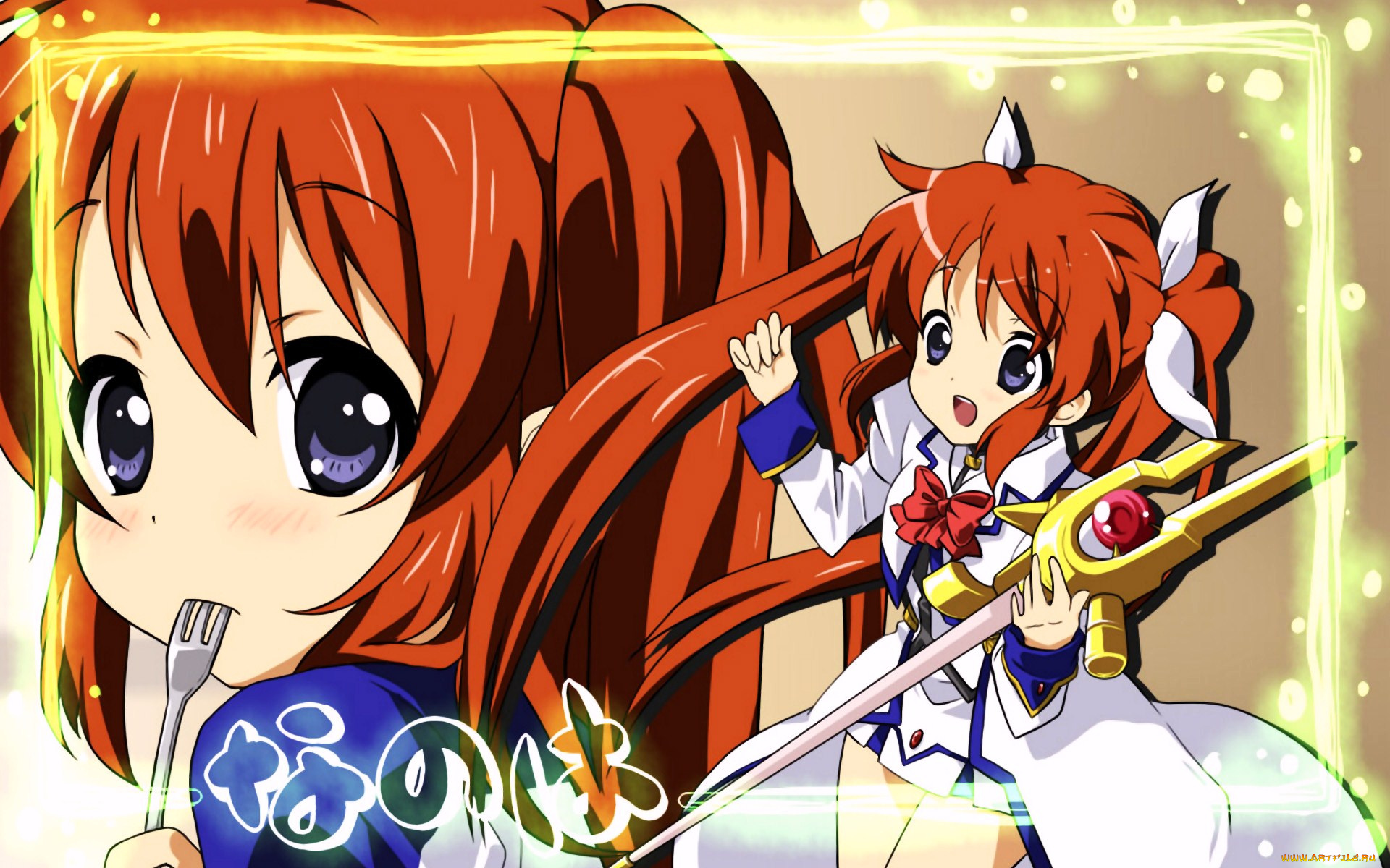 аниме, mahou, shoujo, lyrical, nanoha