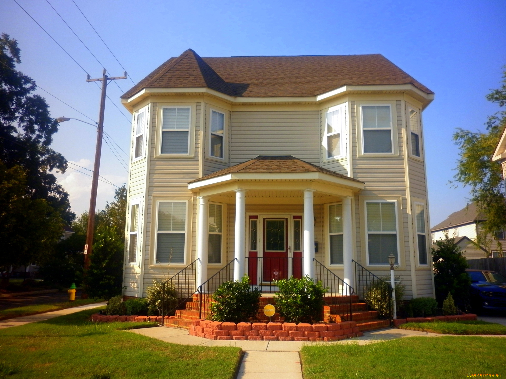 города, здания, дома, virginia, сша, norfolk