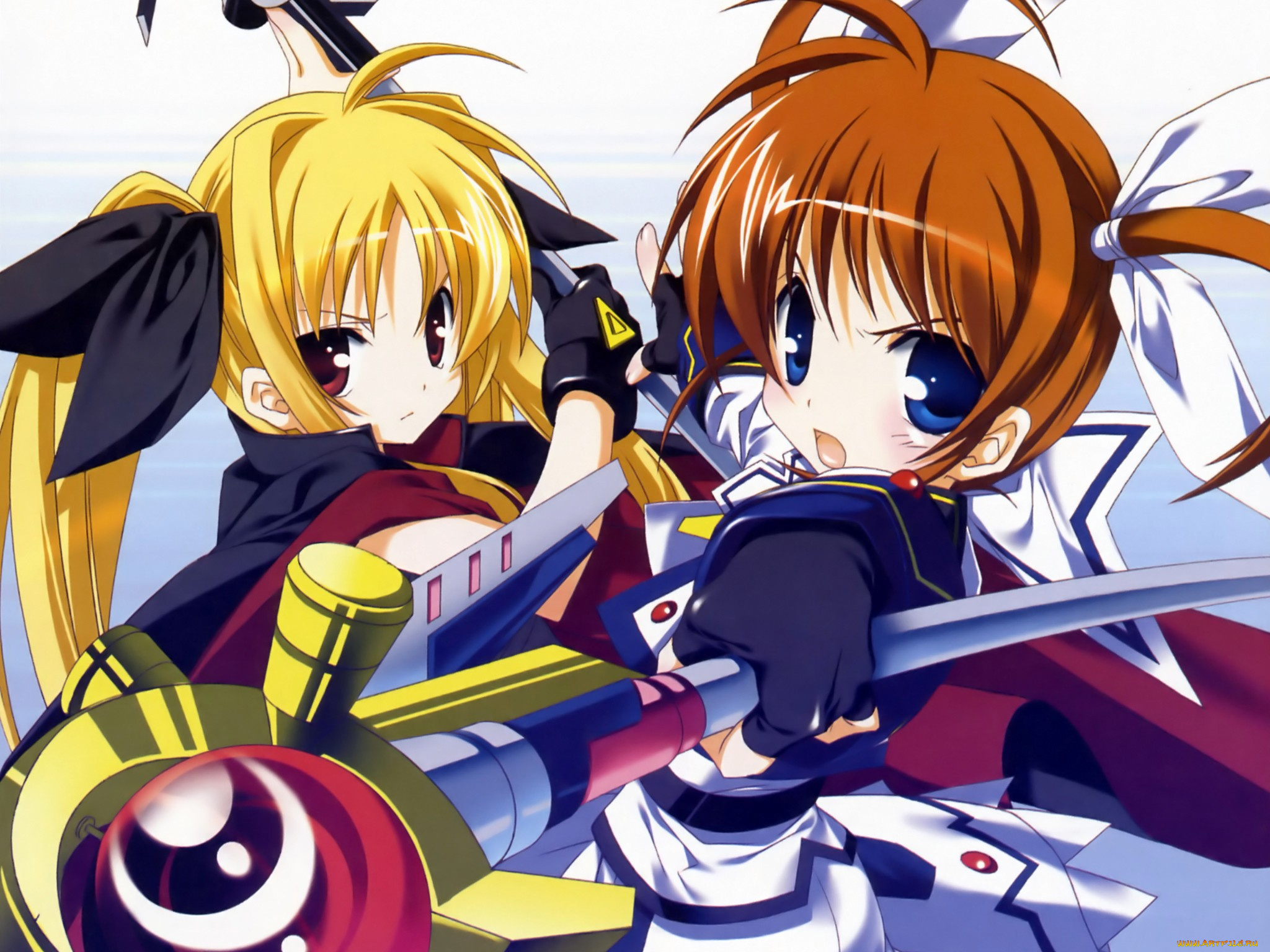 аниме, mahou, shoujo, lyrical, nanoha