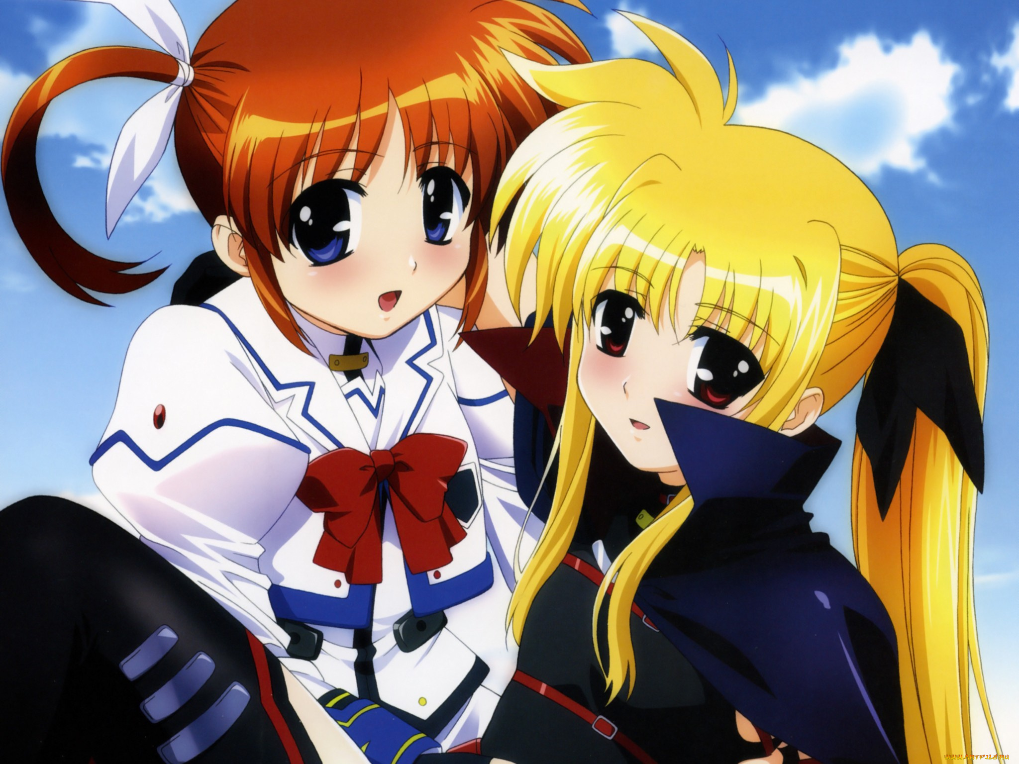 аниме, mahou, shoujo, lyrical, nanoha