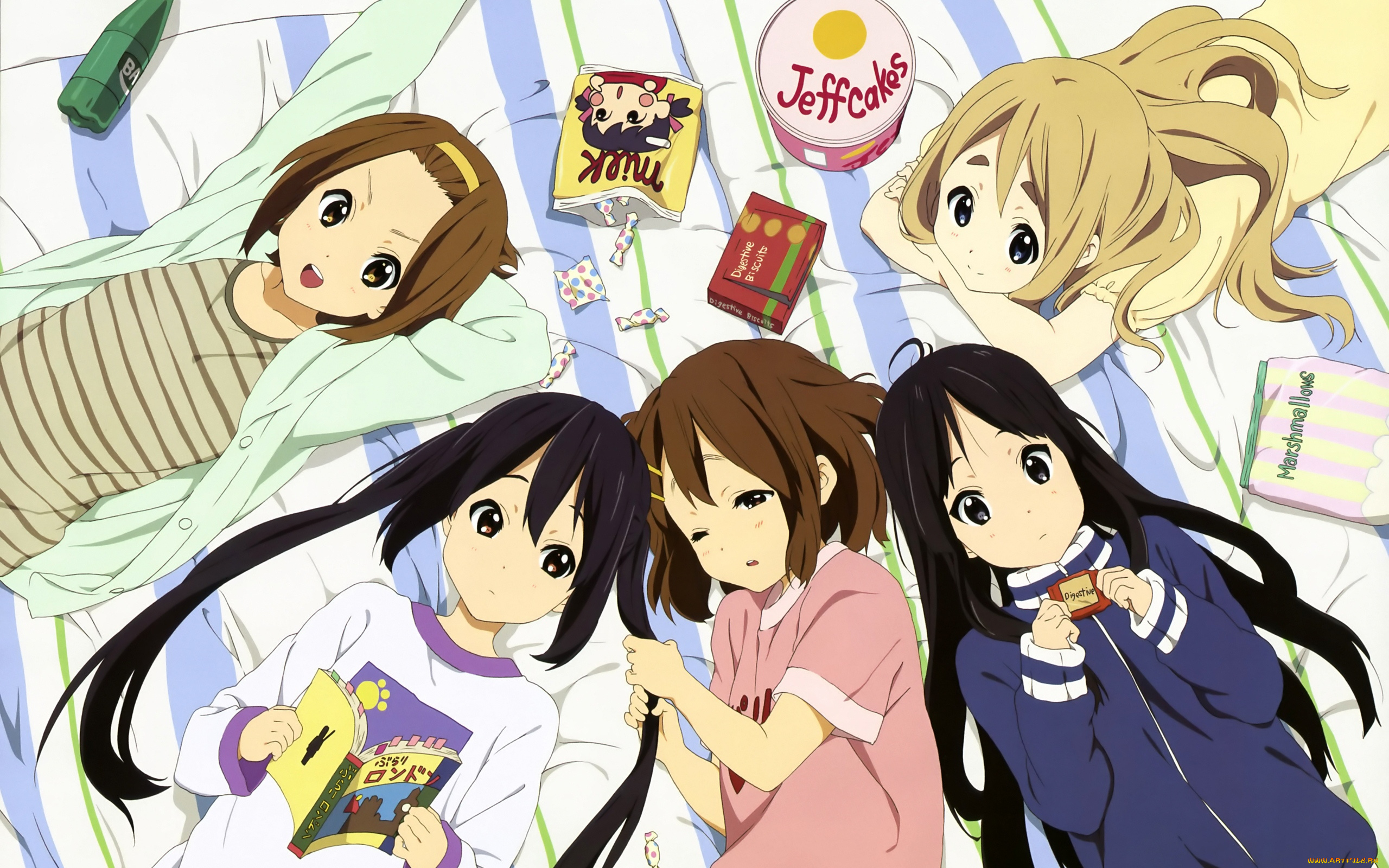 аниме, on, k-on