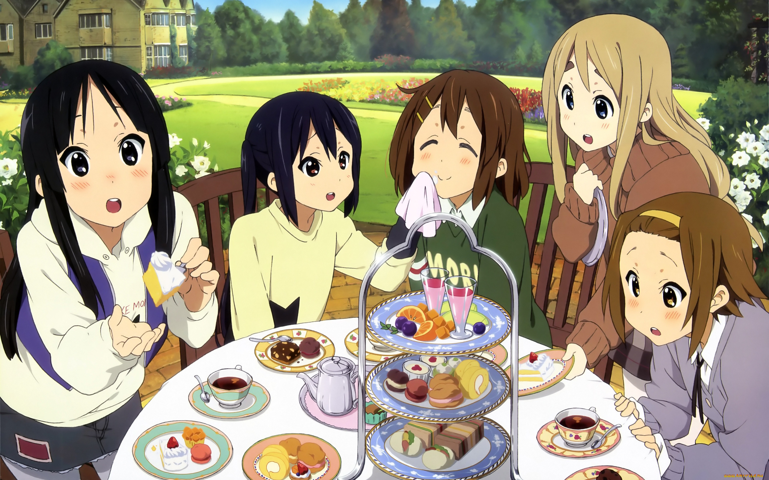 аниме, on, k-on