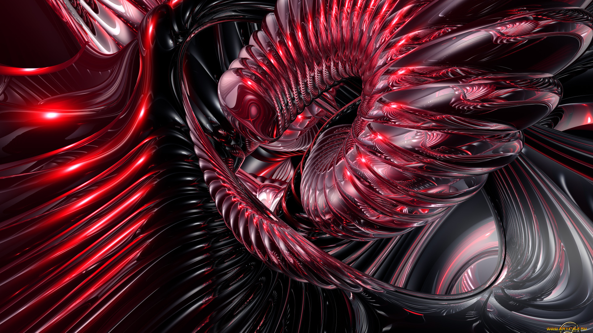 3д, графика, fractal, фракталы, цвета, фон, узор