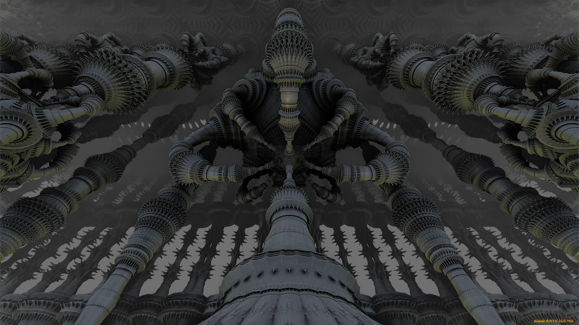 3д, графика, fractal, фракталы, цвета, узор, фон