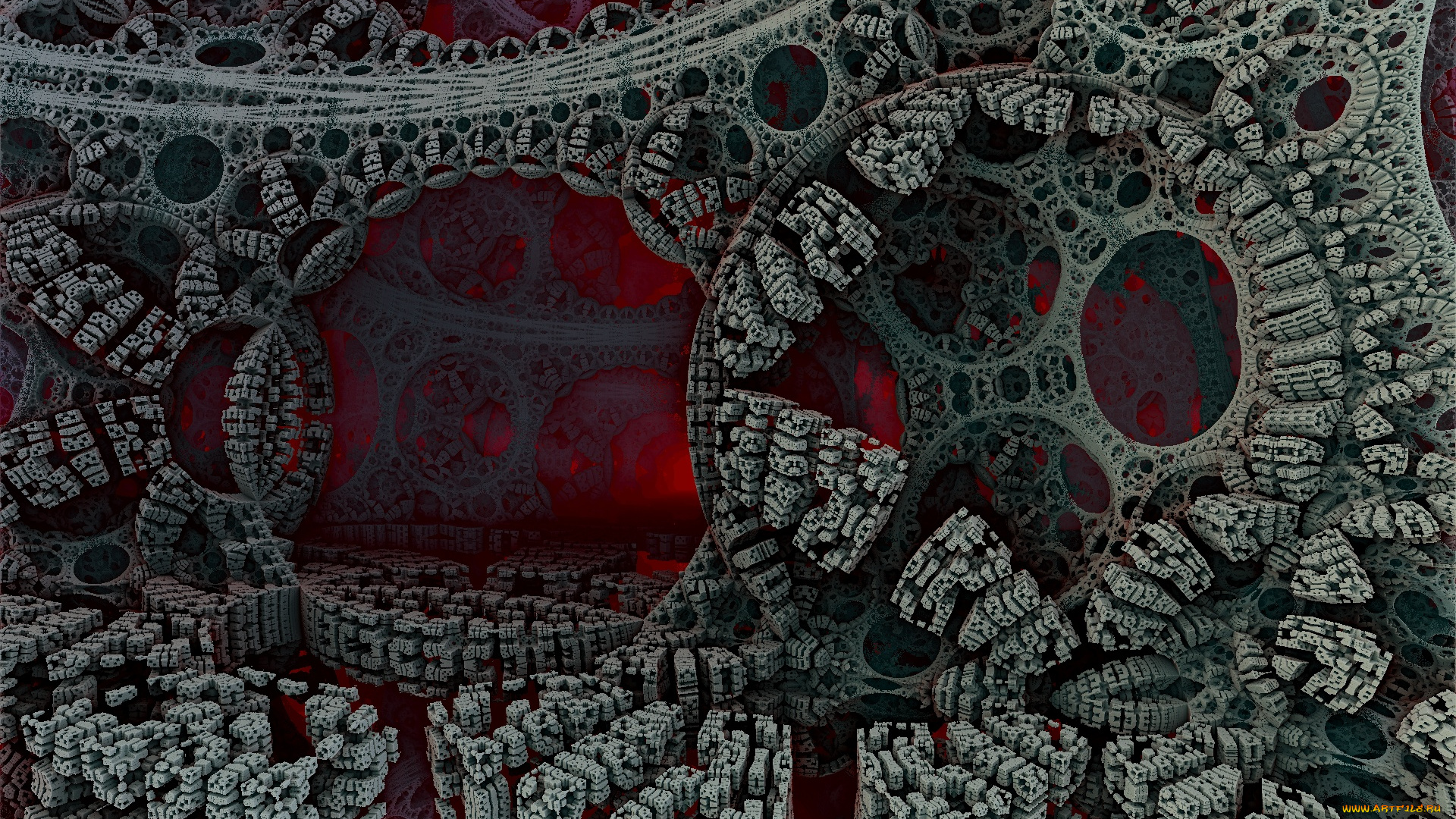 3д, графика, fractal, фракталы, фон, узор