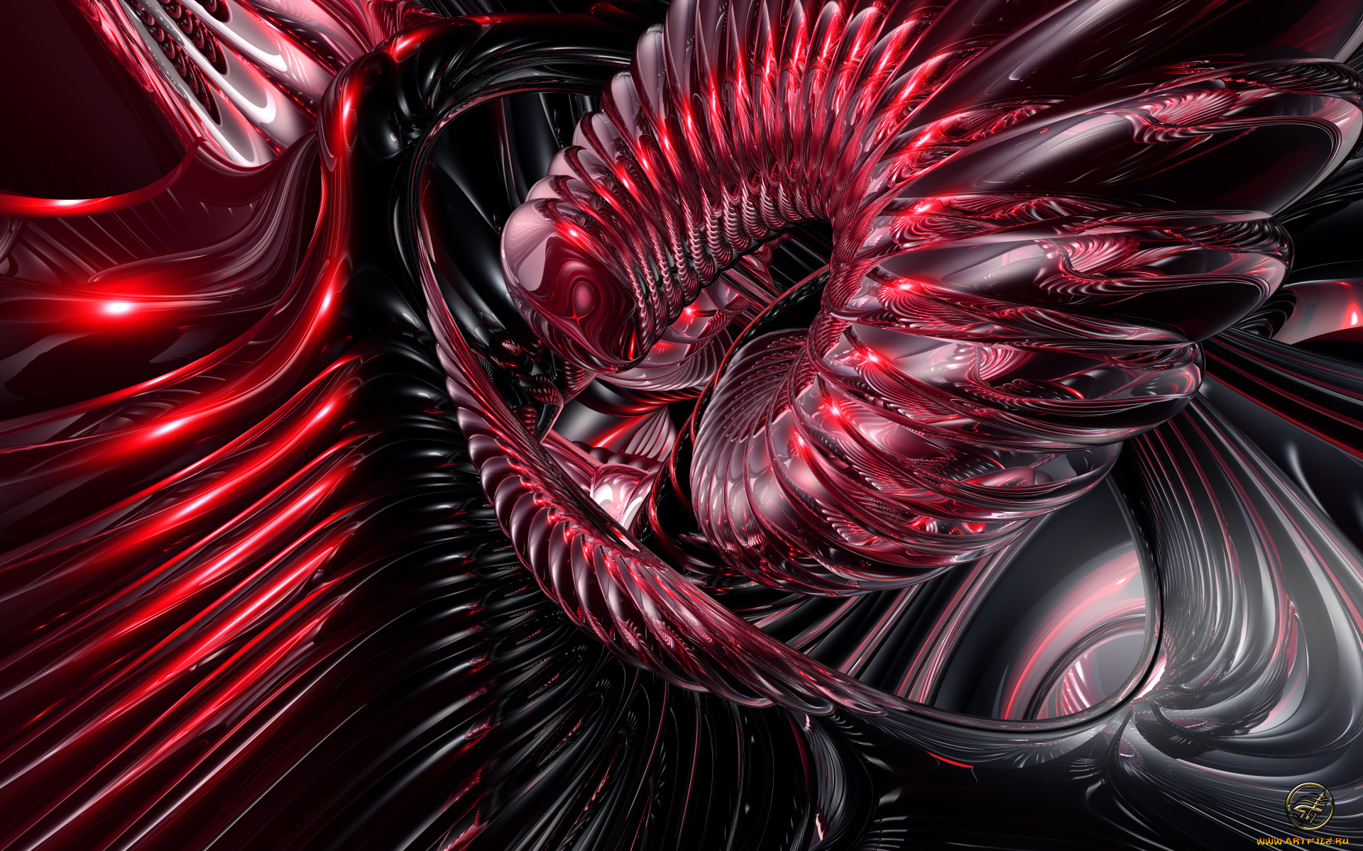 3д, графика, fractal, фракталы, цвета, фон, узор