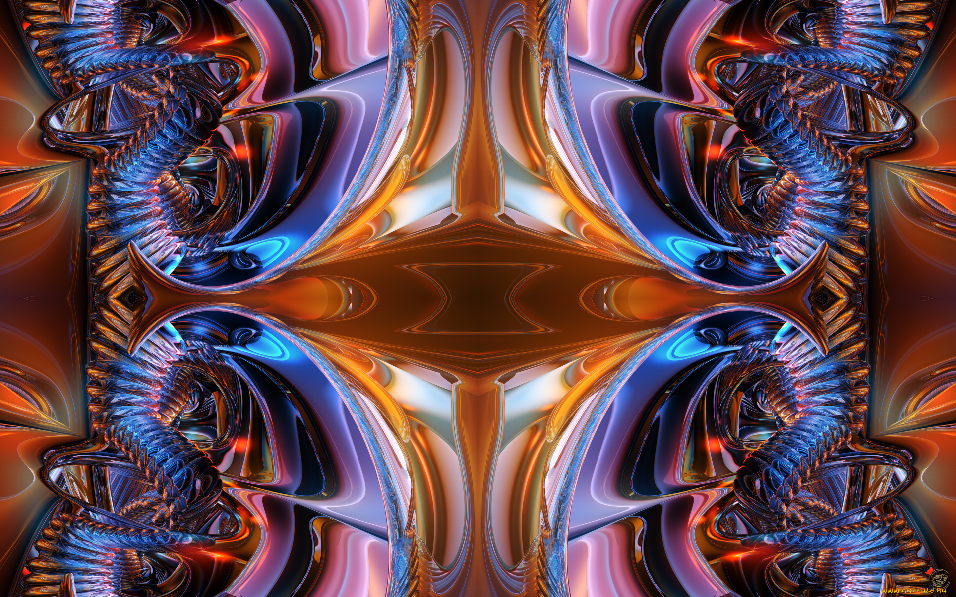 3д, графика, fractal, фракталы, цвета, узор, фон