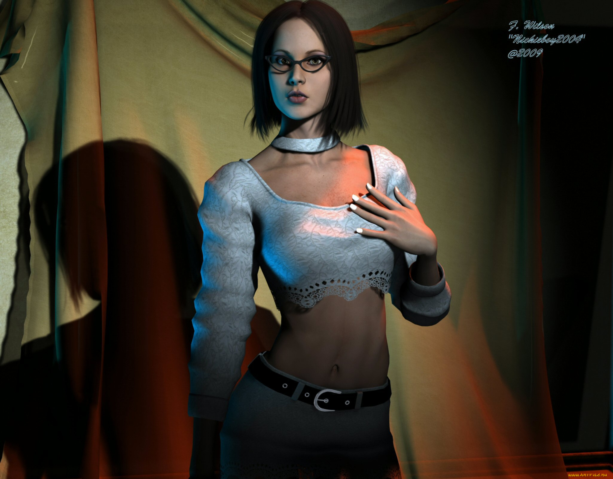 3д, графика, people, люди, девушка