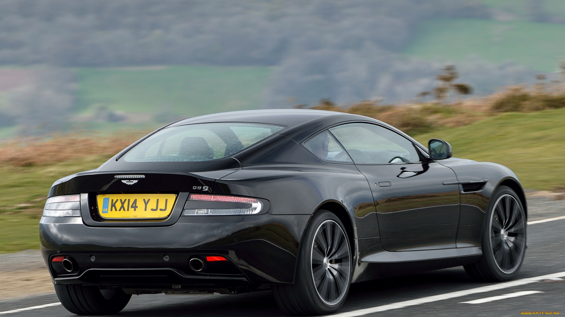 автомобили, aston, martin, 2014, uk-spec, db9, carbon, black, темный, aston, martin