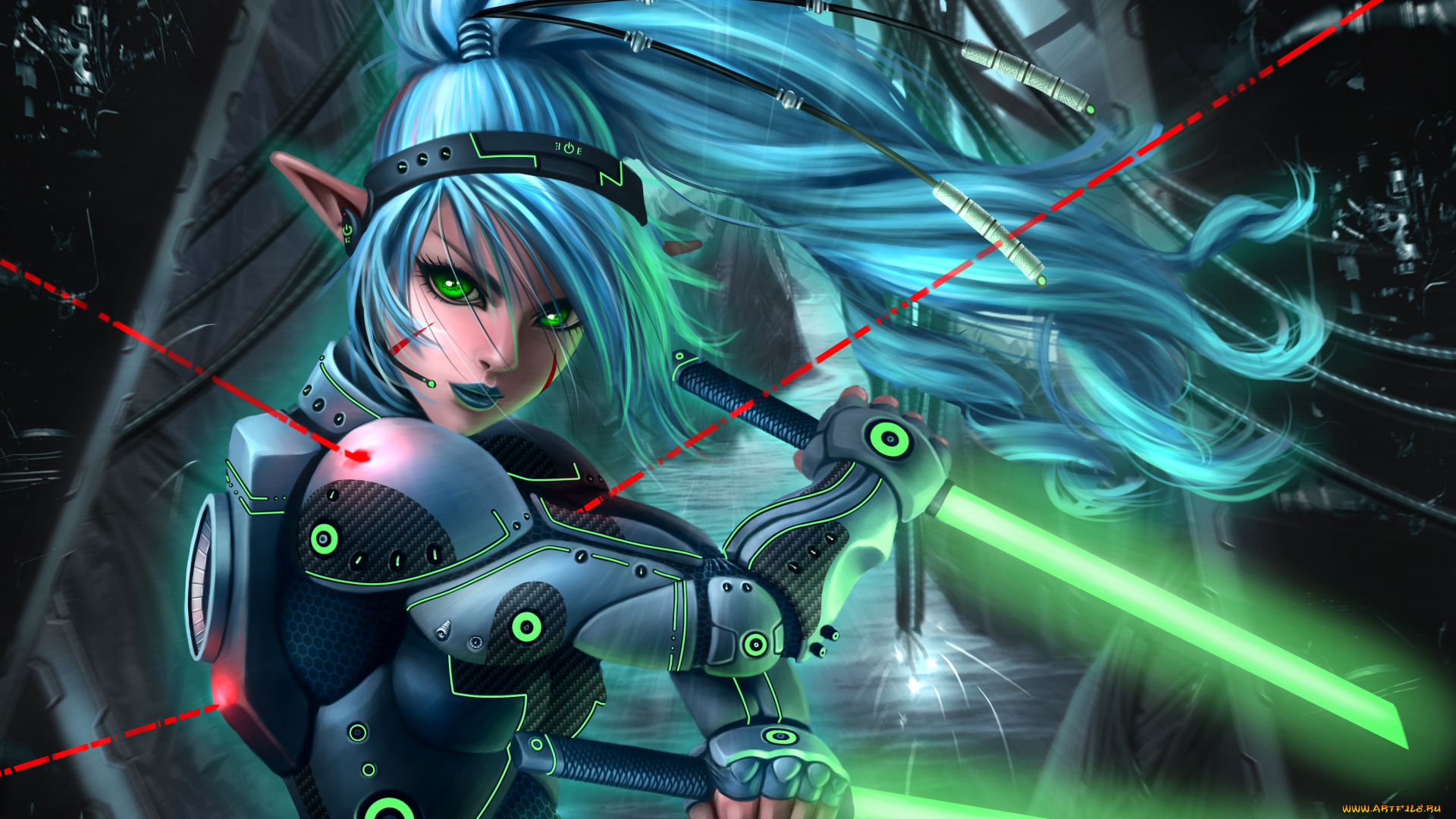 фэнтези, эльфы, мечи