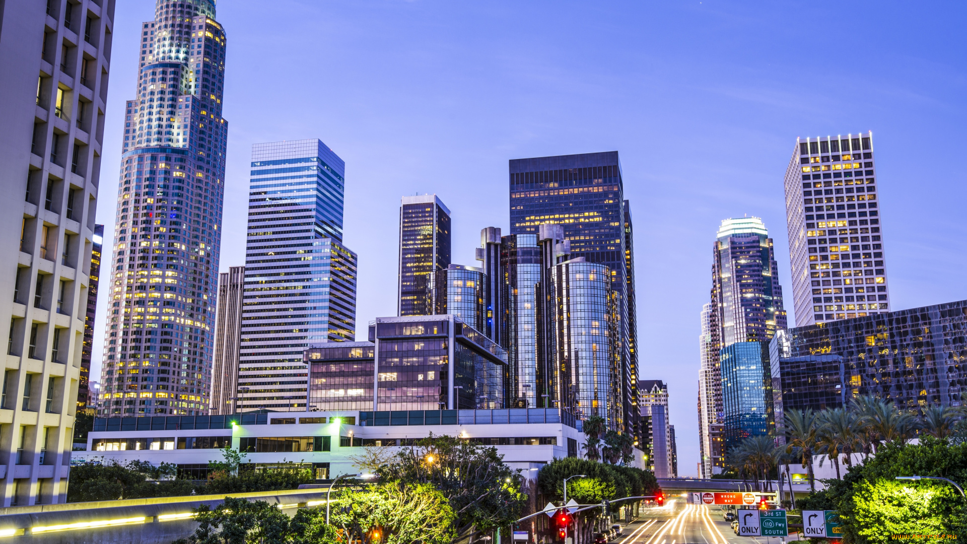 los, angeles, , california, , usa, города, лос-анджелес, , сша, здания, калифорния, los, angeles, лос-анджелес, улица, небоскрёбы, дорога, usa, california