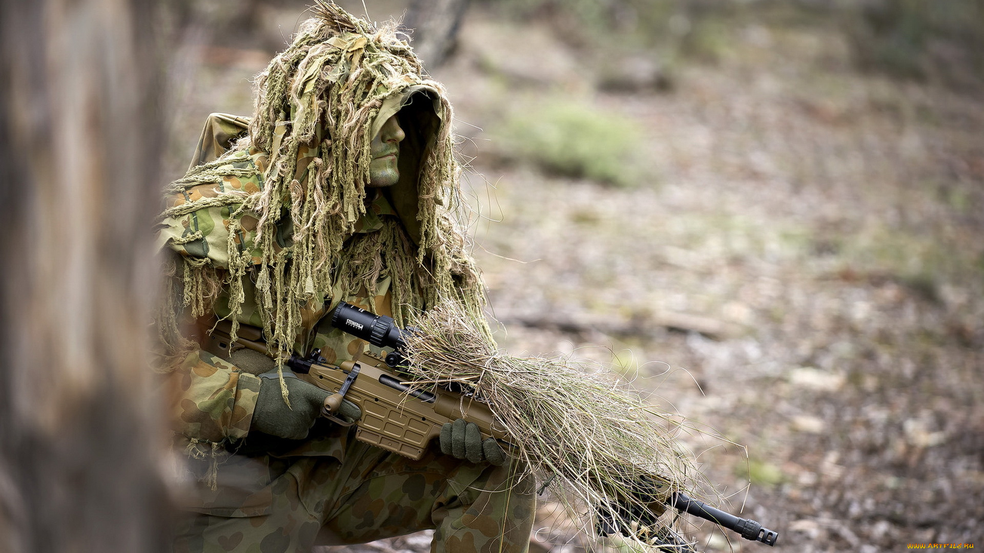 оружие, армия, спецназ, солдат, снайпер