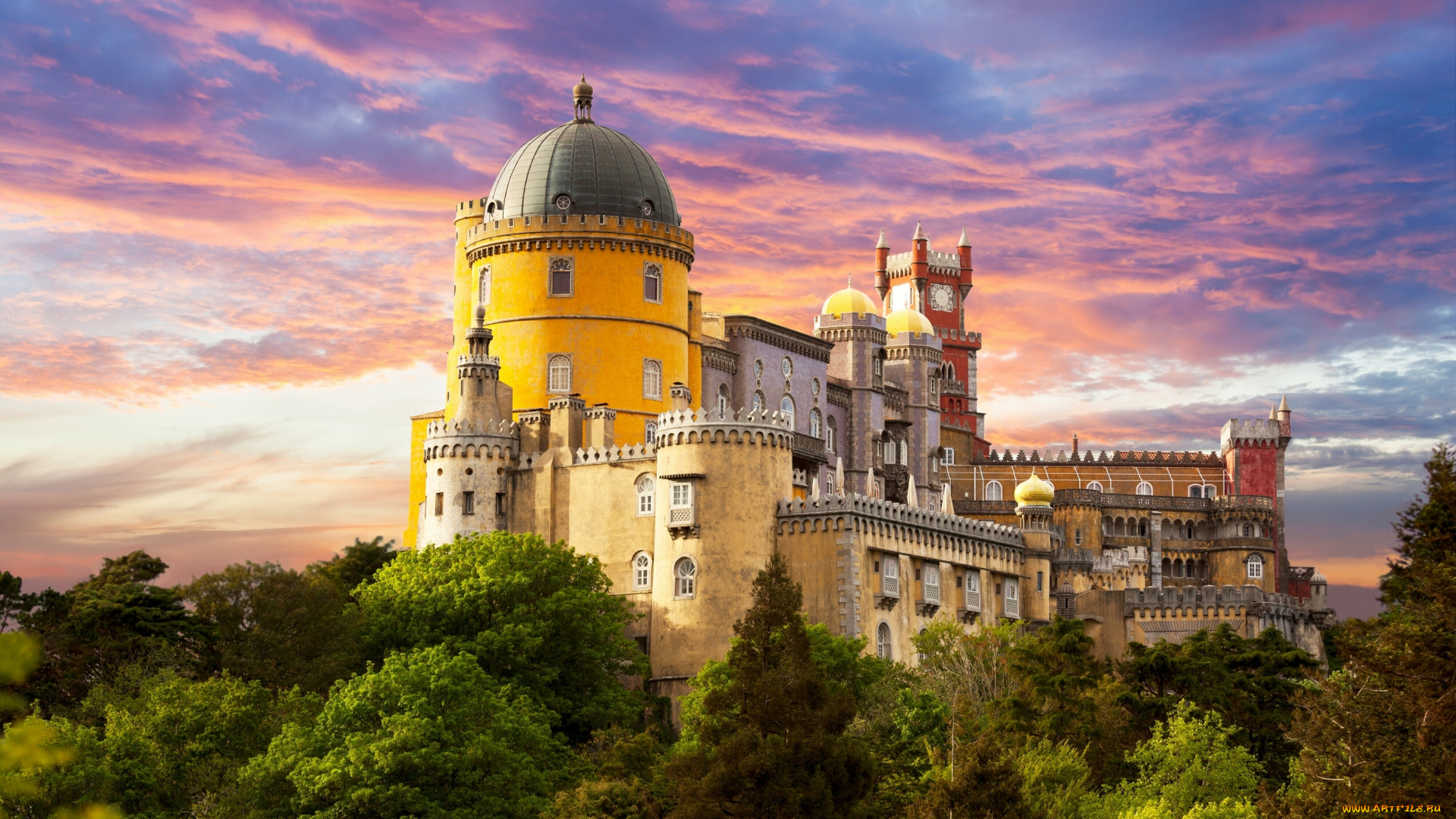 pena, national, palace, -, sintra, , portugal, города, -, дворцы, , замки, , крепости, португалия, синтра, дворец, пена, portugal, sintra, pena, national, palace