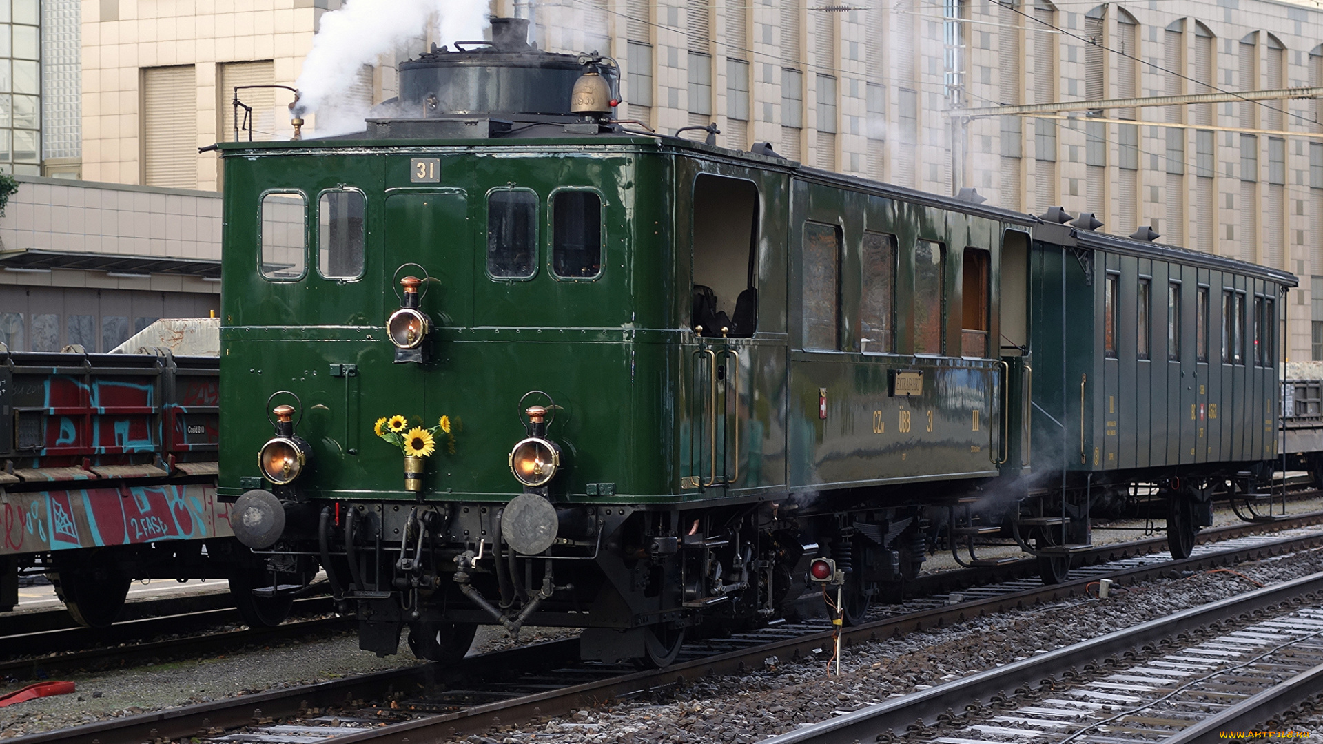 техника, паровозы, железная, дорога, рельсы, паровоз