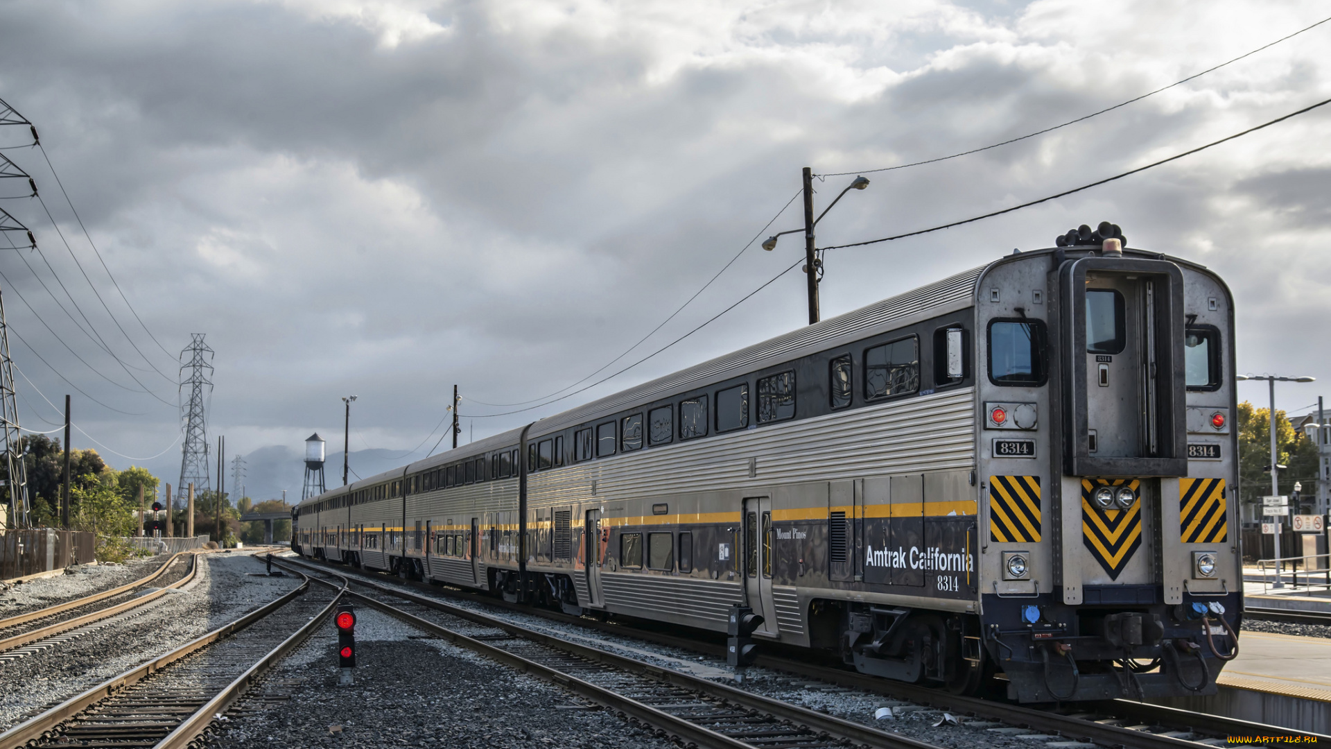 техника, поезда, железная, состав, рельсы, дорога