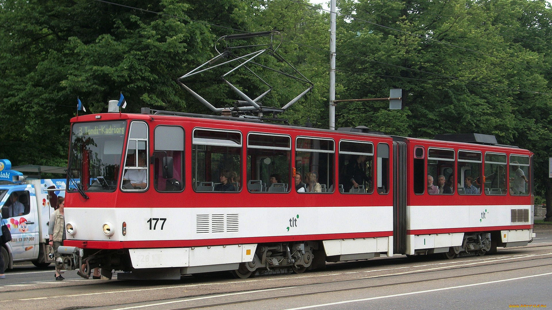 техника, трамваи, город, трамвай, рельсы, улица