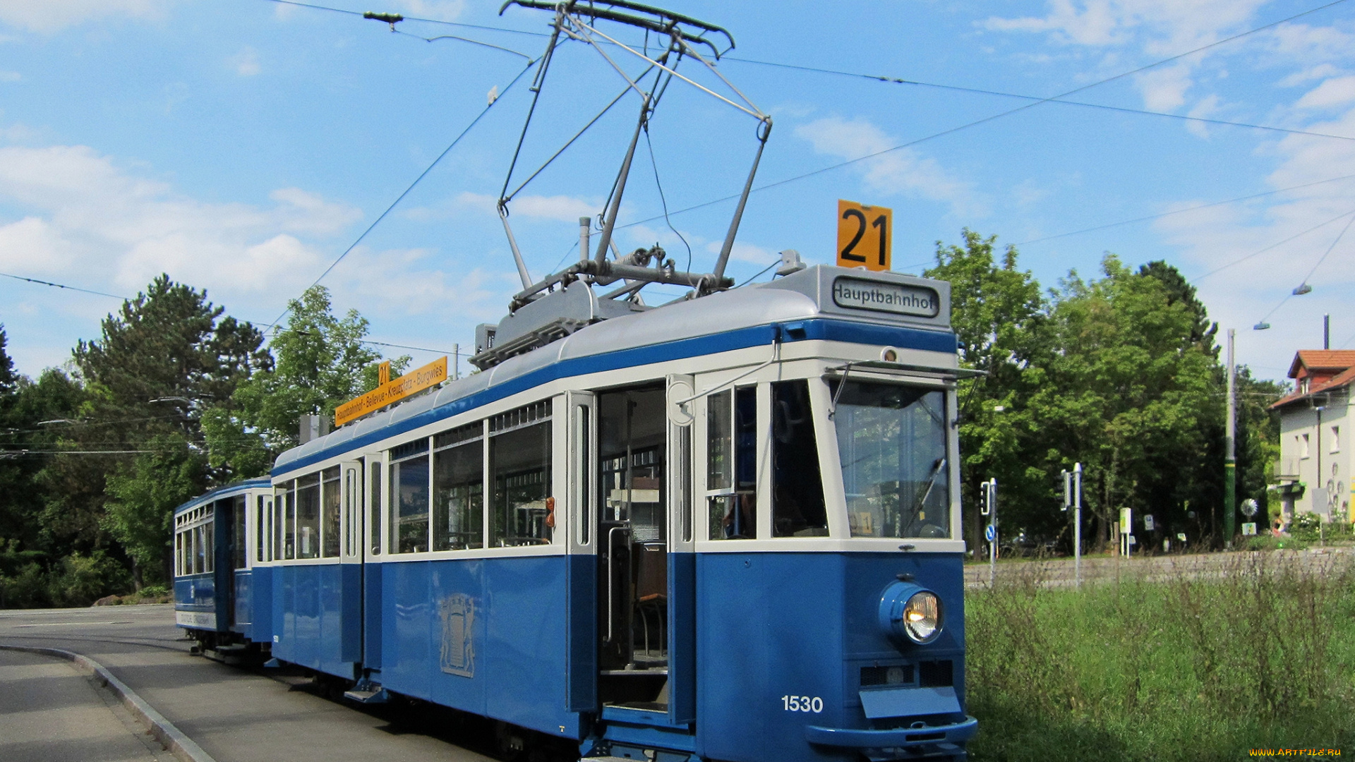 техника, трамваи, рельсы, улица, город, трамвай