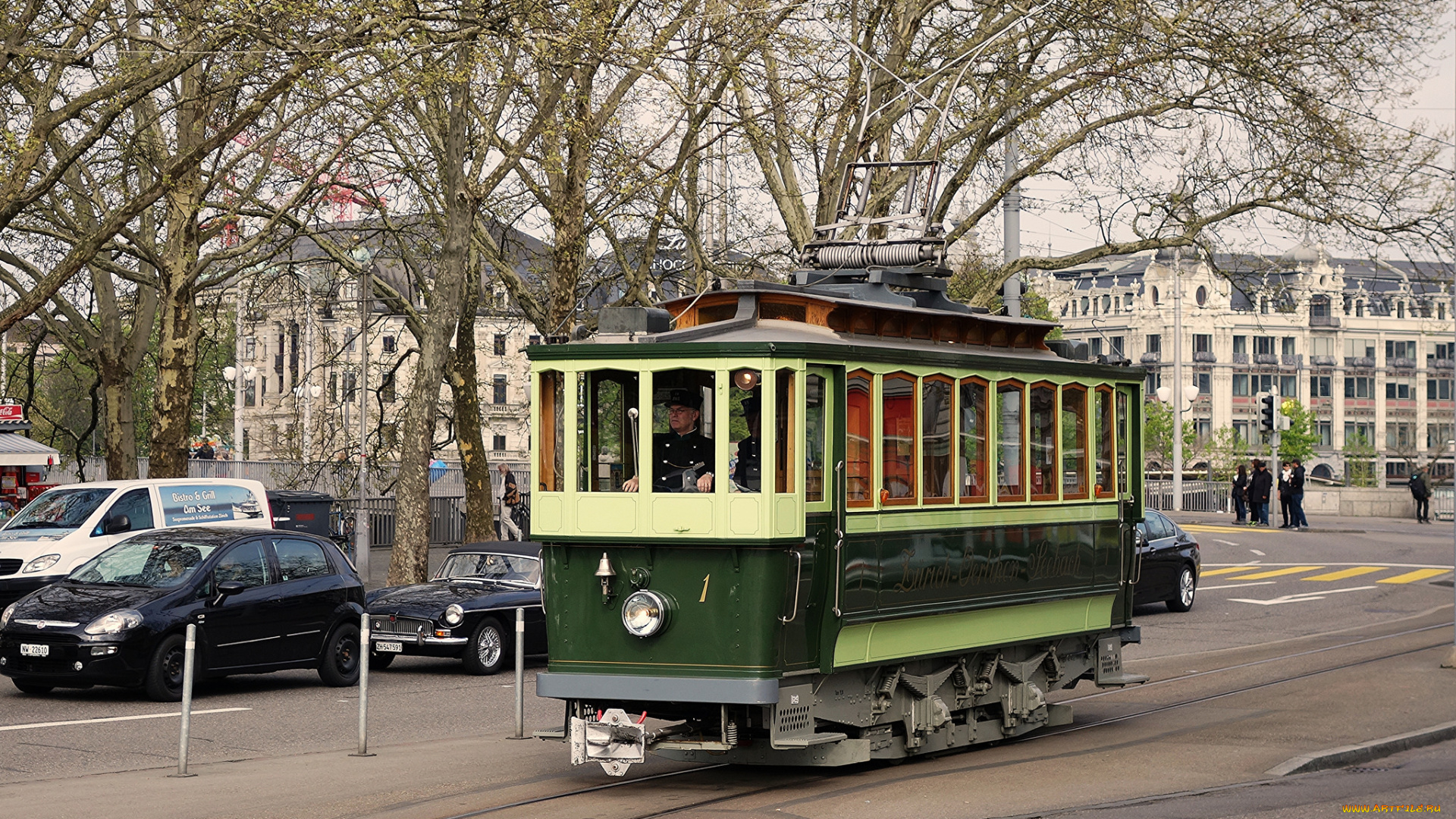 техника, трамваи, трамвай, город, улица, рельсы