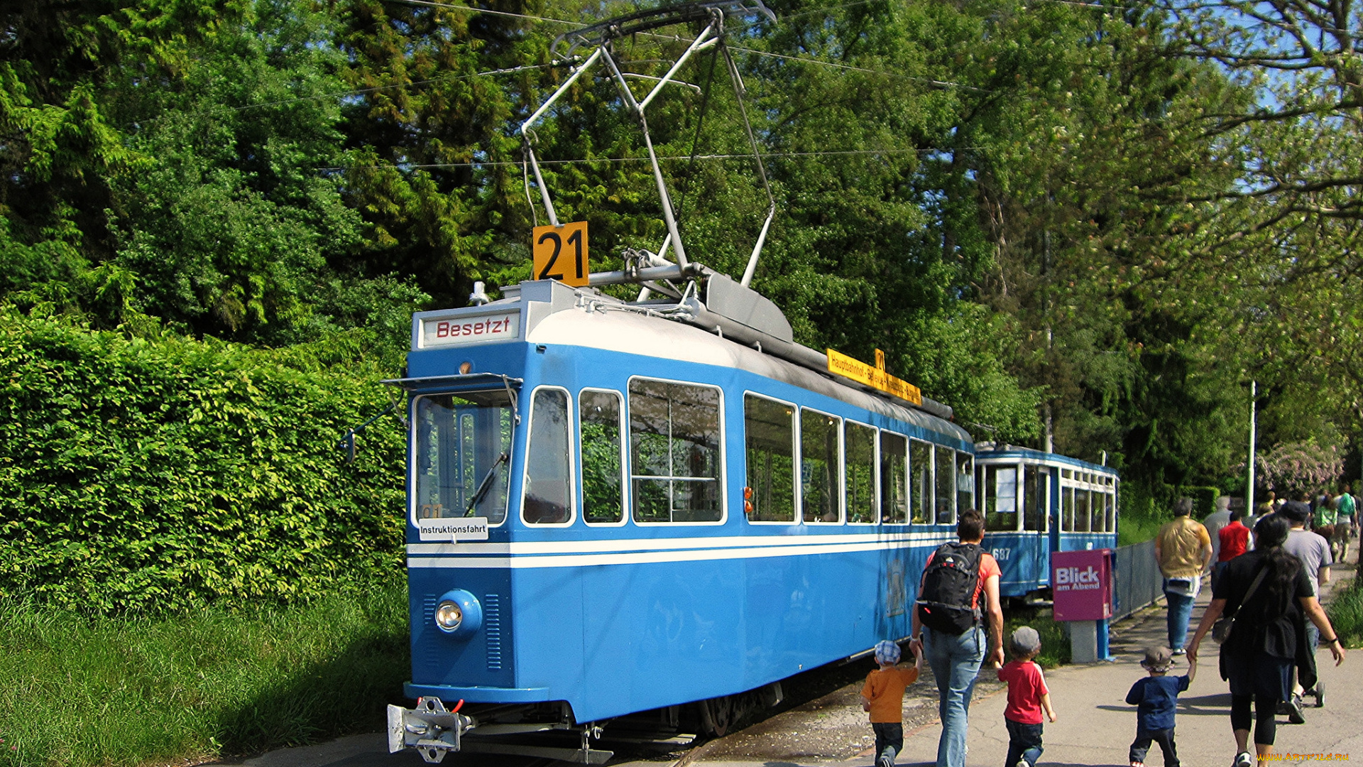 техника, трамваи, трамвай, город, улица, рельсы