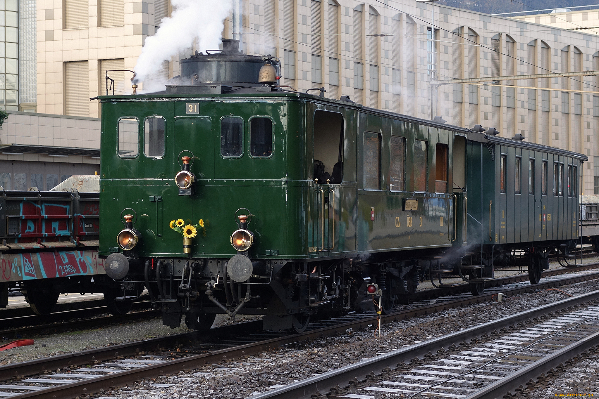 техника, паровозы, железная, дорога, рельсы, паровоз