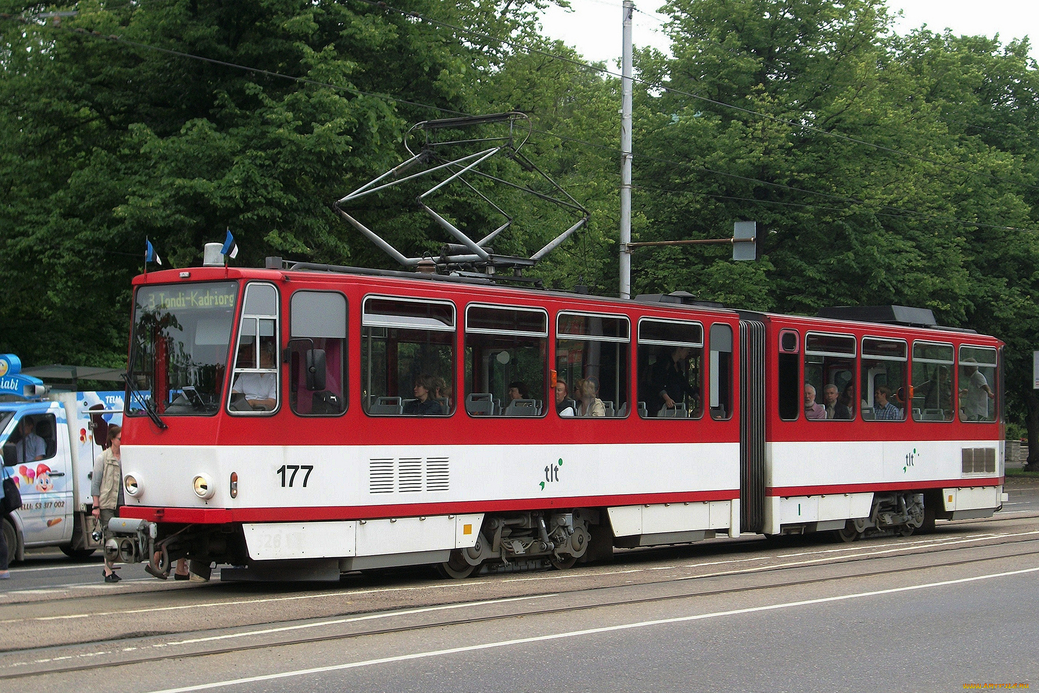 техника, трамваи, город, трамвай, рельсы, улица