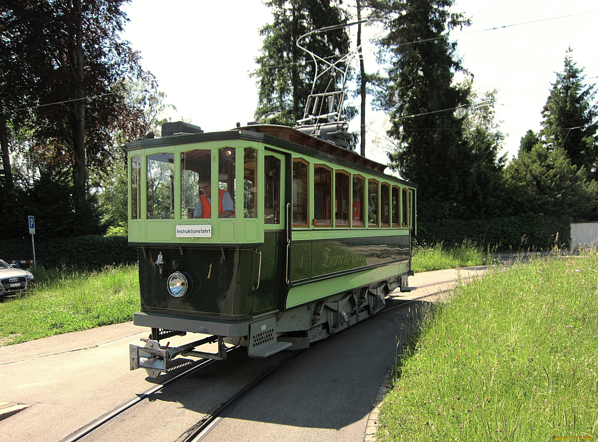 техника, трамваи, рельсы, улица, город, трамвай