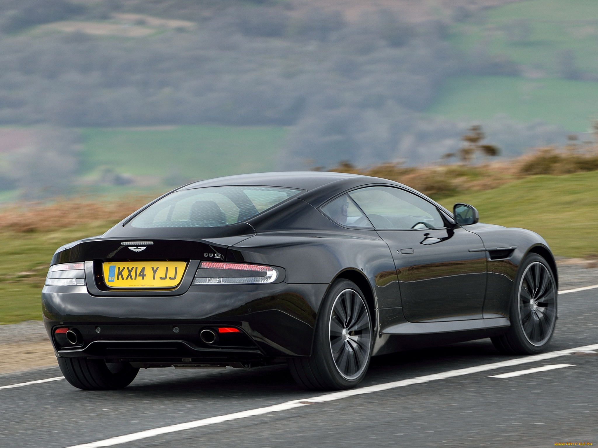 автомобили, aston, martin, 2014, uk-spec, db9, carbon, black, темный, aston, martin